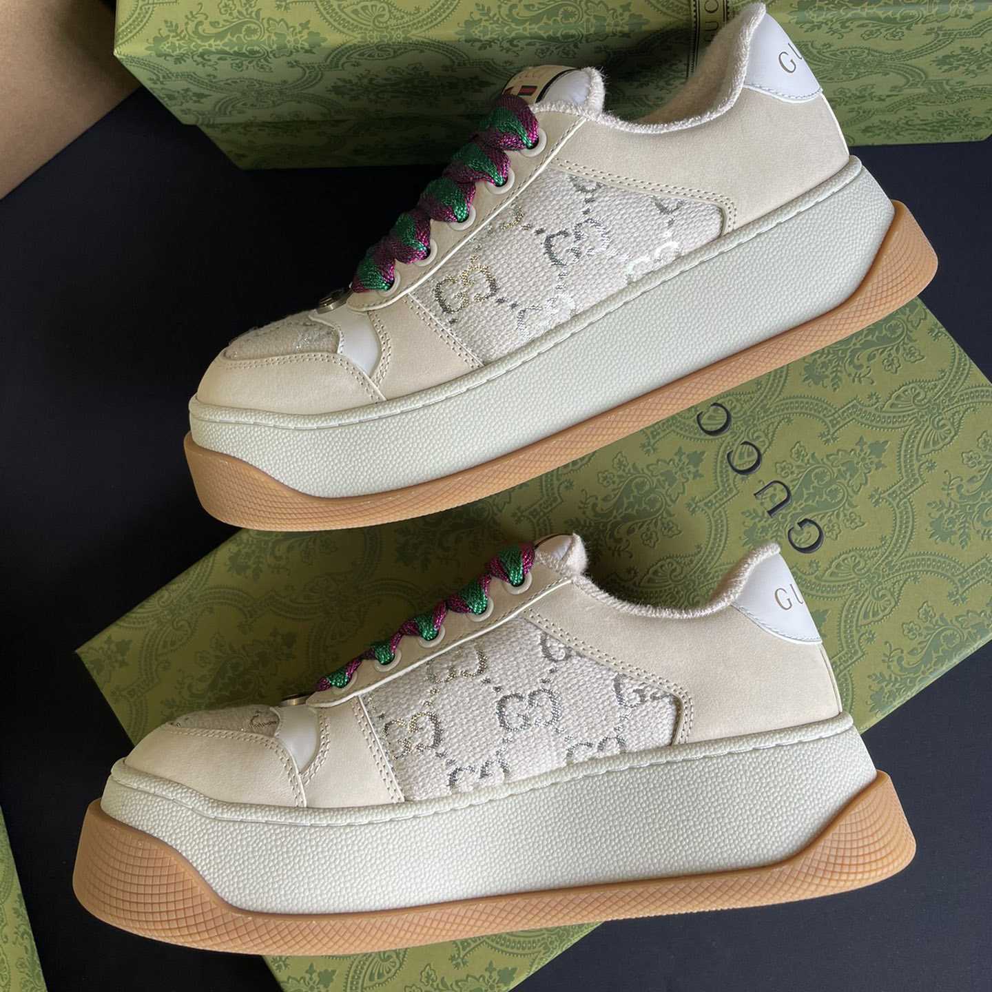 Gucci Women's Screener Sneaker - DopestKickz