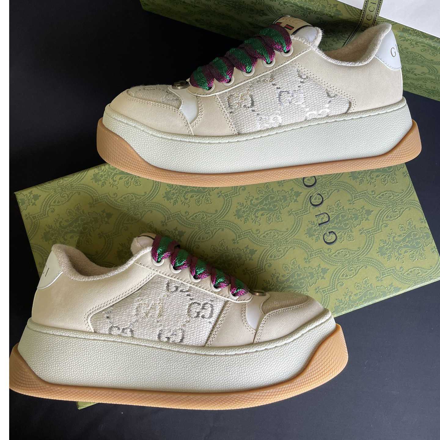 Gucci Women's Screener Sneaker - DopestKickz