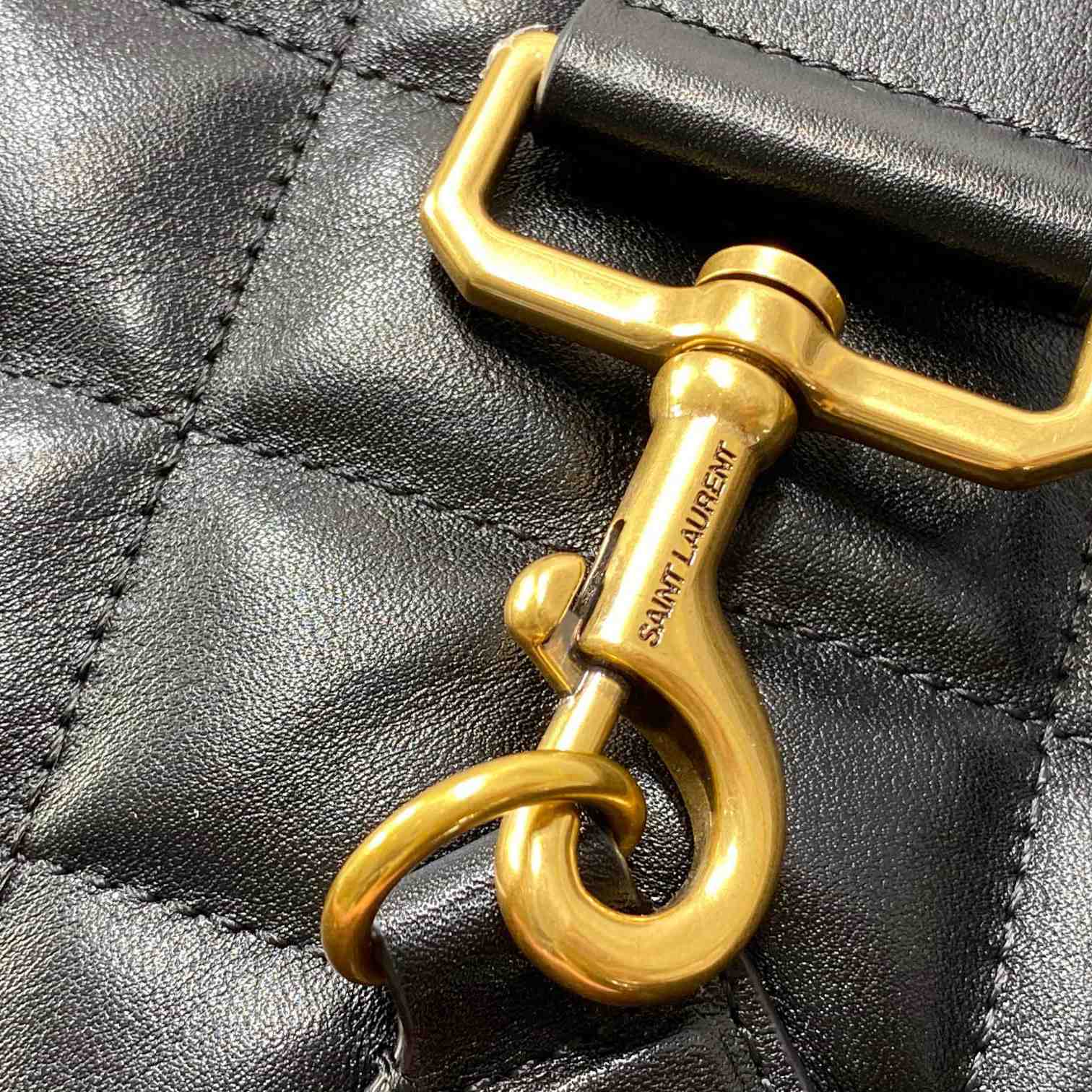 Saint Laurent ES Giant Travel Bag In Quilted Leather - DopestKickz