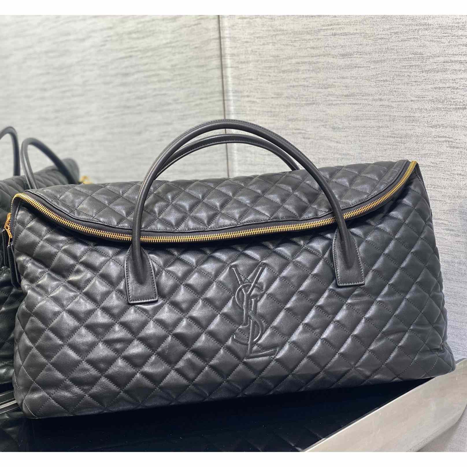 Saint Laurent ES Giant Travel Bag In Quilted Leather - DopestKickz