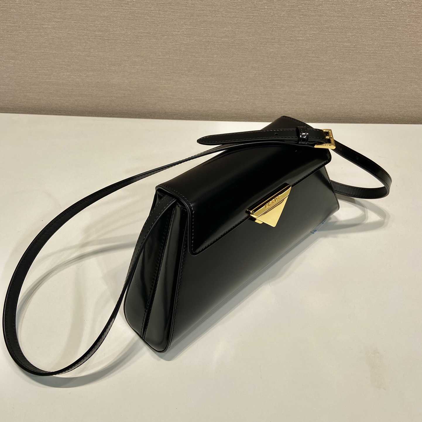 Prada Medium Brushed Leather Handbag - DopestKickz