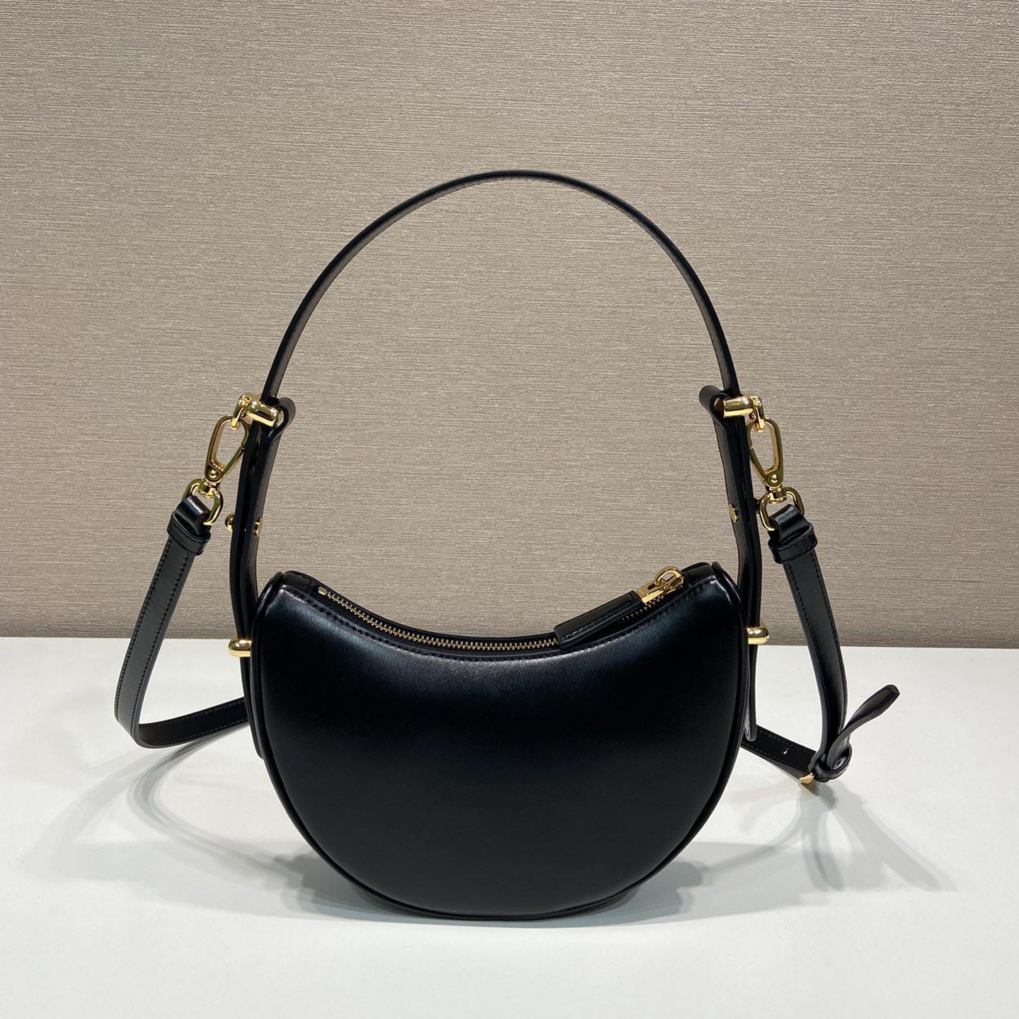 Prada Arqué Leather Mini Shoulder Bag - DopestKickz