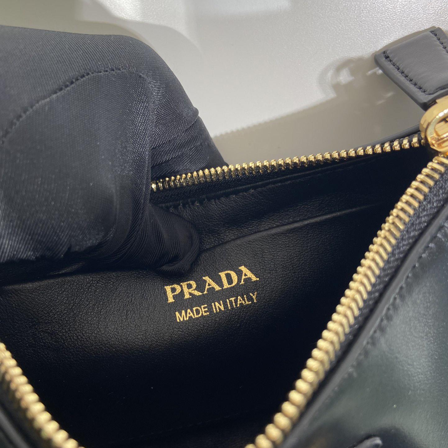 Prada Arqué Leather Mini Shoulder Bag - DopestKickz