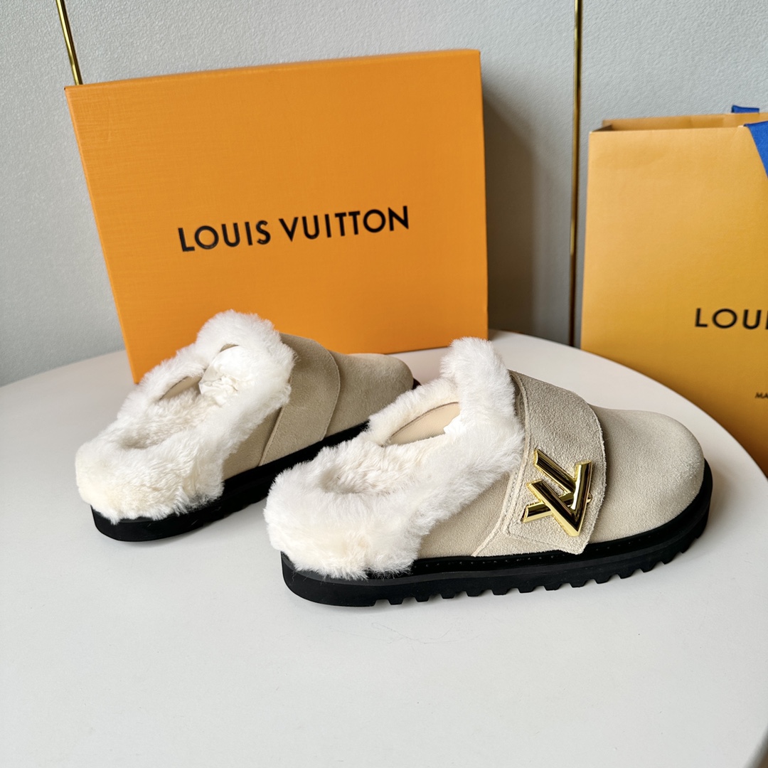 Louis Vuitton LV Cosy Flat Comfort Clog - DopestKickz