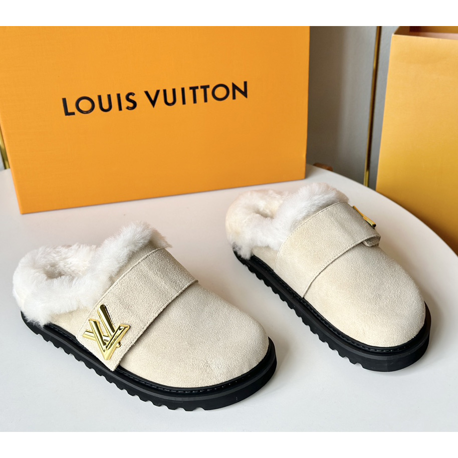 Louis Vuitton LV Cosy Flat Comfort Clog - DopestKickz