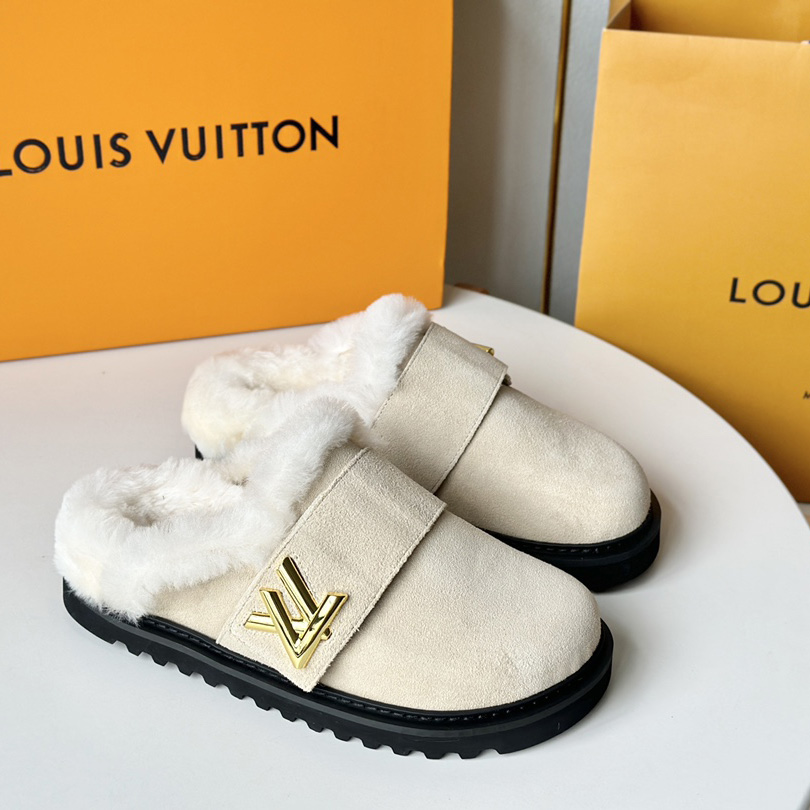 Louis Vuitton LV Cosy Flat Comfort Clog - DopestKickz