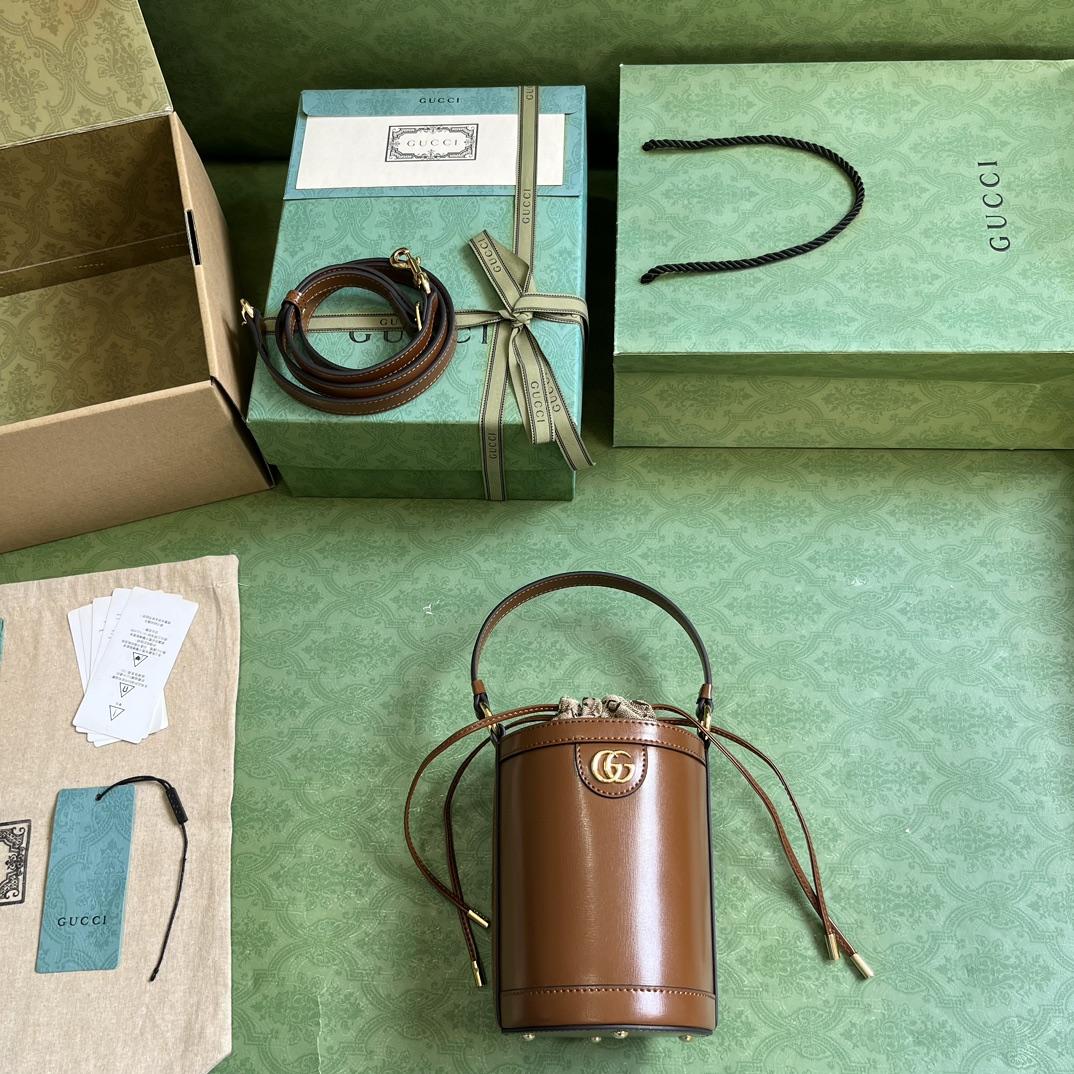 Gucci Ophidia Mini Bucket Bag  (11.5x23x8cm) - DopestKickz