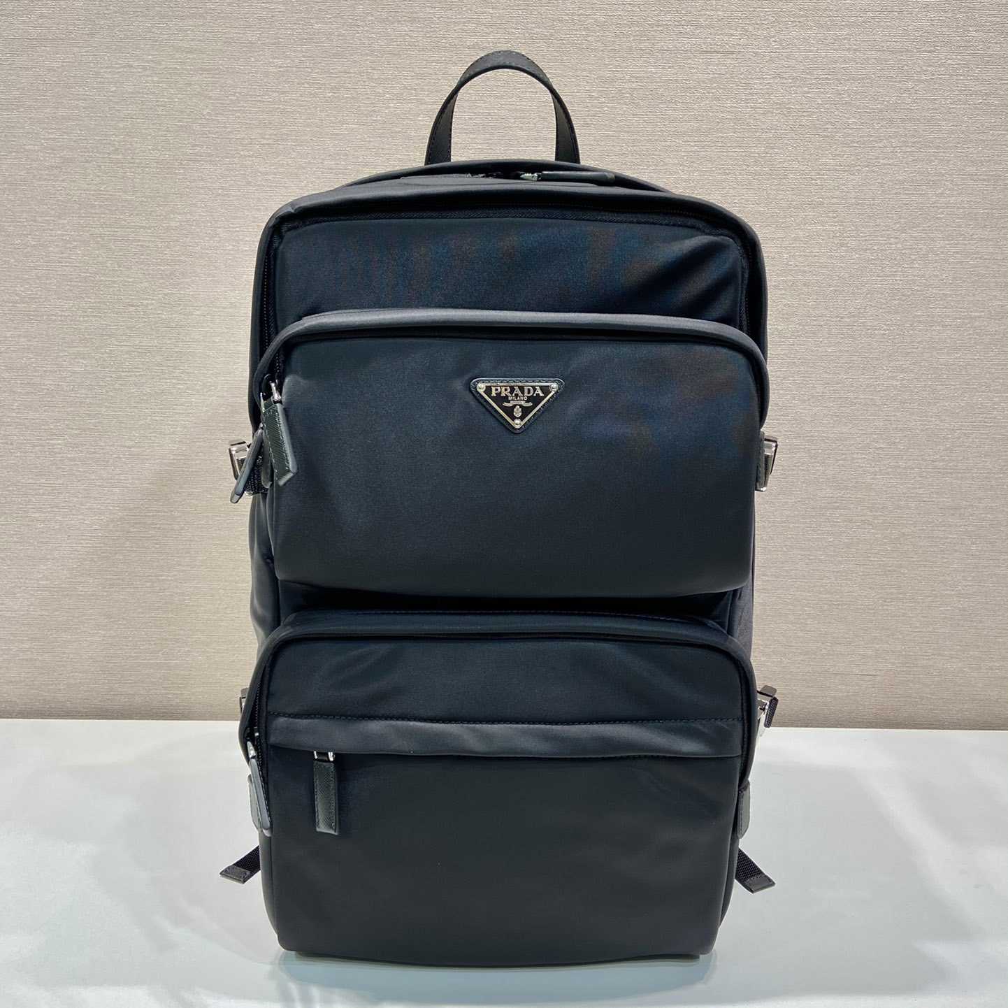 Prada Re-Nylon And Saffiano Leather Backpack - DopestKickz