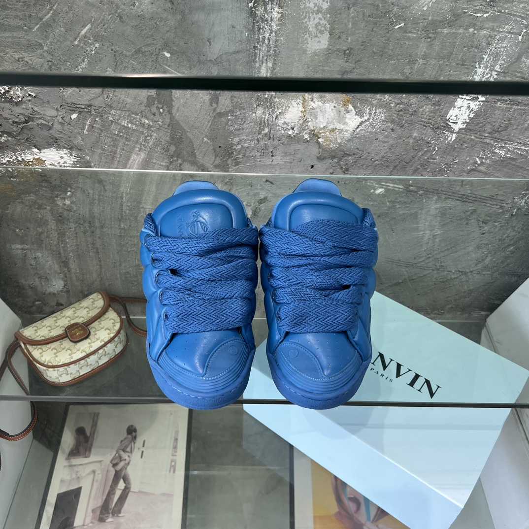 Lanvin Leather Curb XL Sneakers - DopestKickz