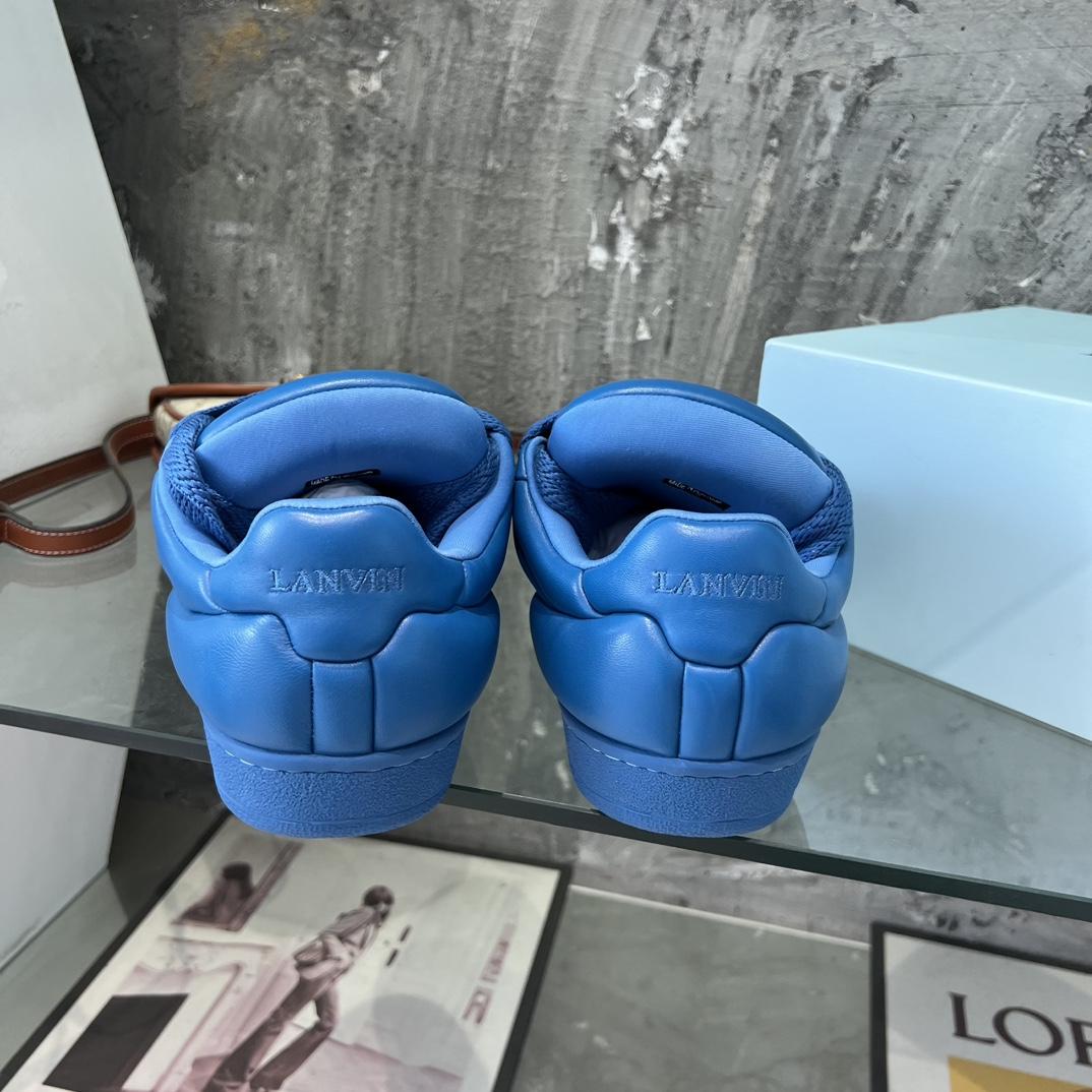 Lanvin Leather Curb XL Sneakers - DopestKickz