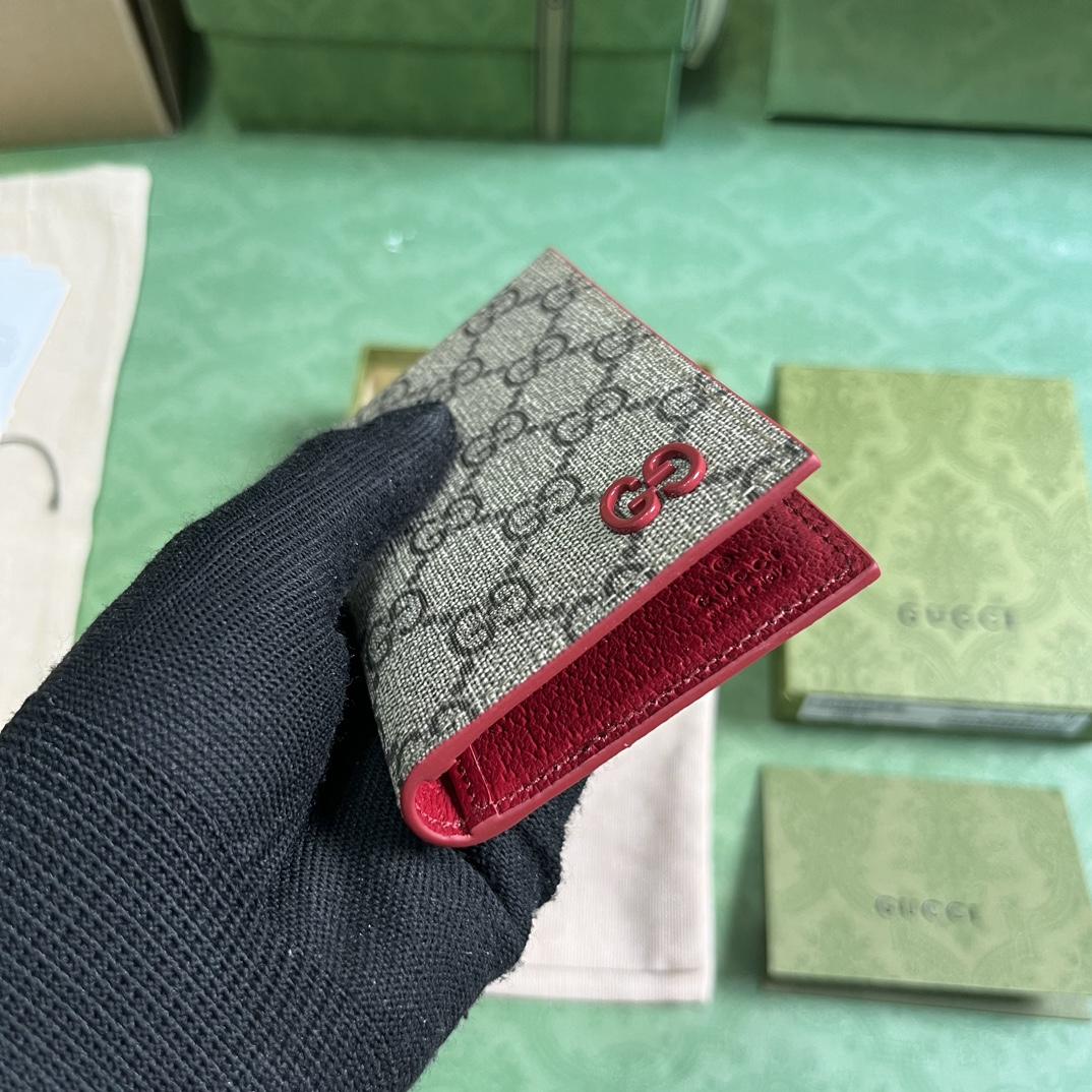 Gucci Long Card Case With GG Detail - DopestKickz
