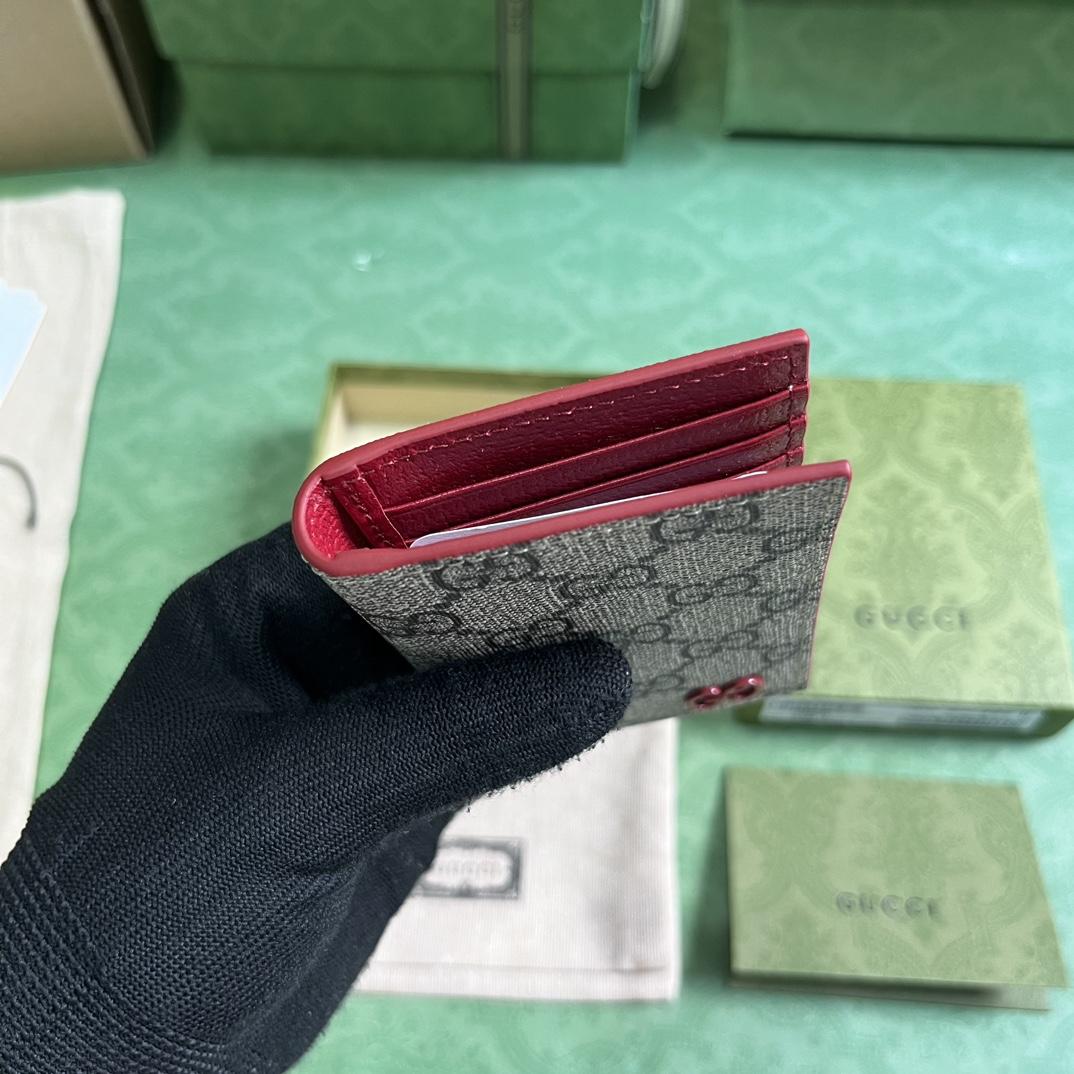 Gucci Long Card Case With GG Detail - DopestKickz
