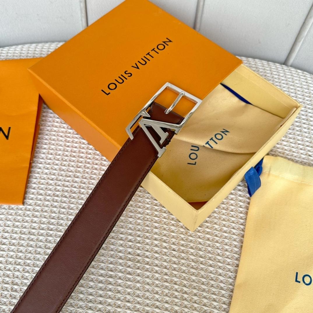 Louis Vuitton LV Skyline 35mm Belt - DopestKickz