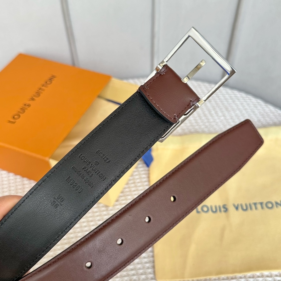 Louis Vuitton LV Skyline 35mm Belt - DopestKickz