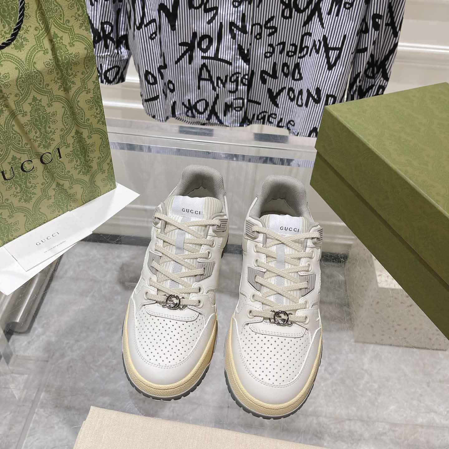 Gucci Distressed Effect Sneaker - DopestKickz