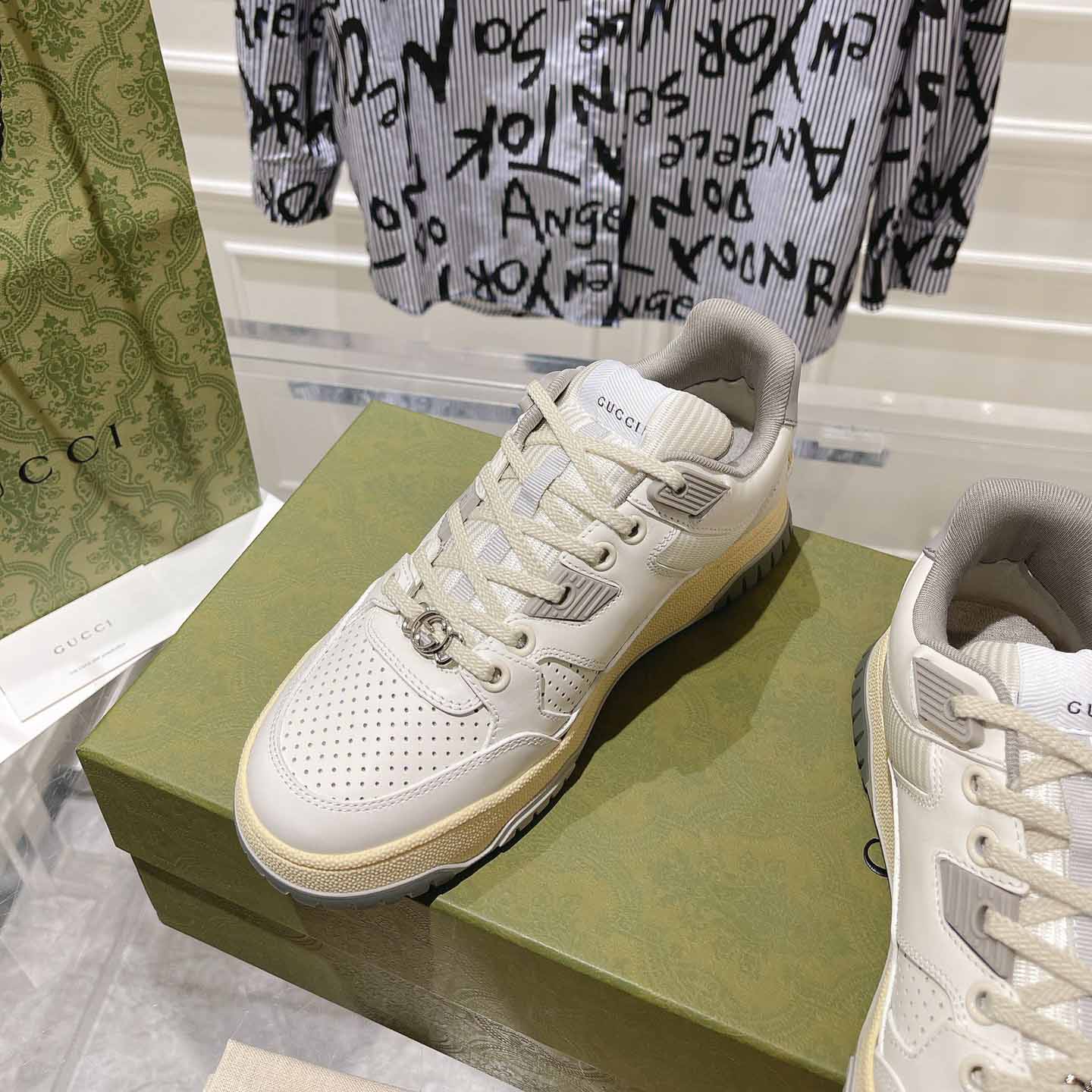 Gucci Distressed Effect Sneaker - DopestKickz