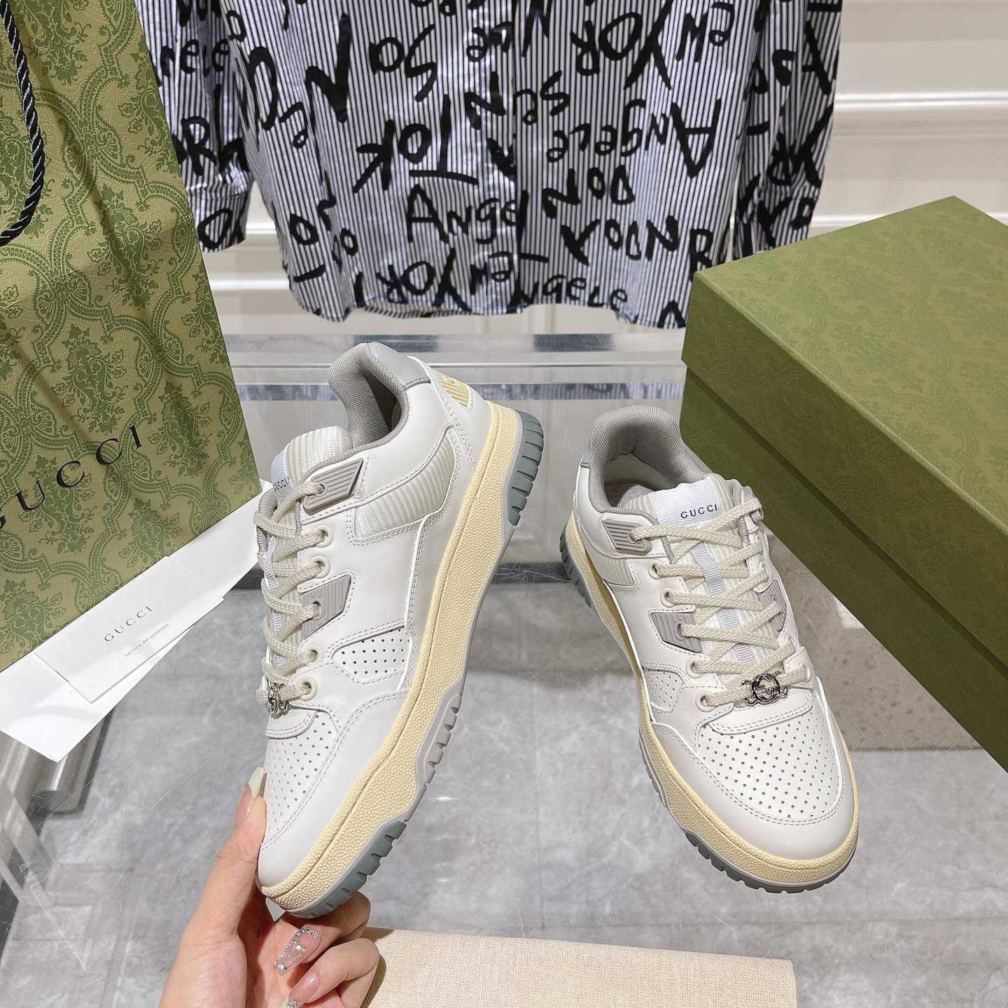 Gucci Distressed Effect Sneaker - DopestKickz