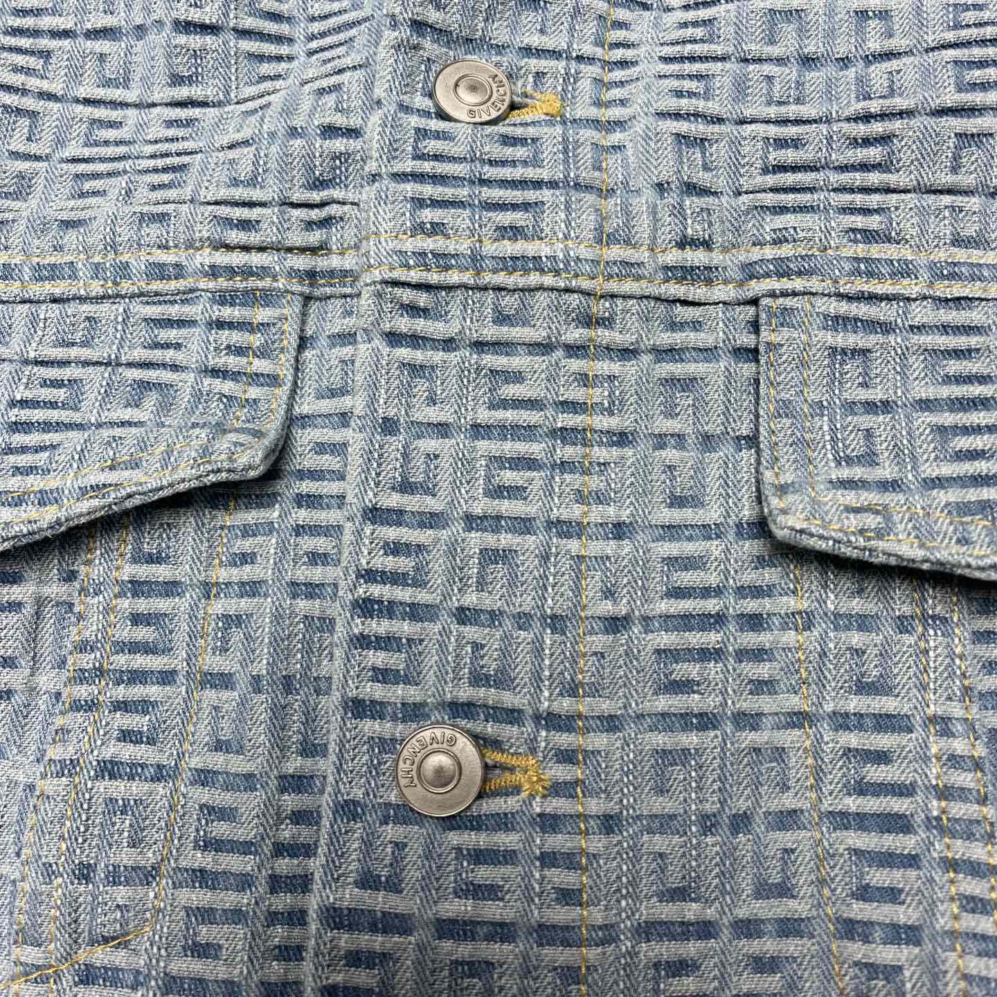 Givenchy 4G Denim Oversized Sleeveless Jacket - DopestKickz