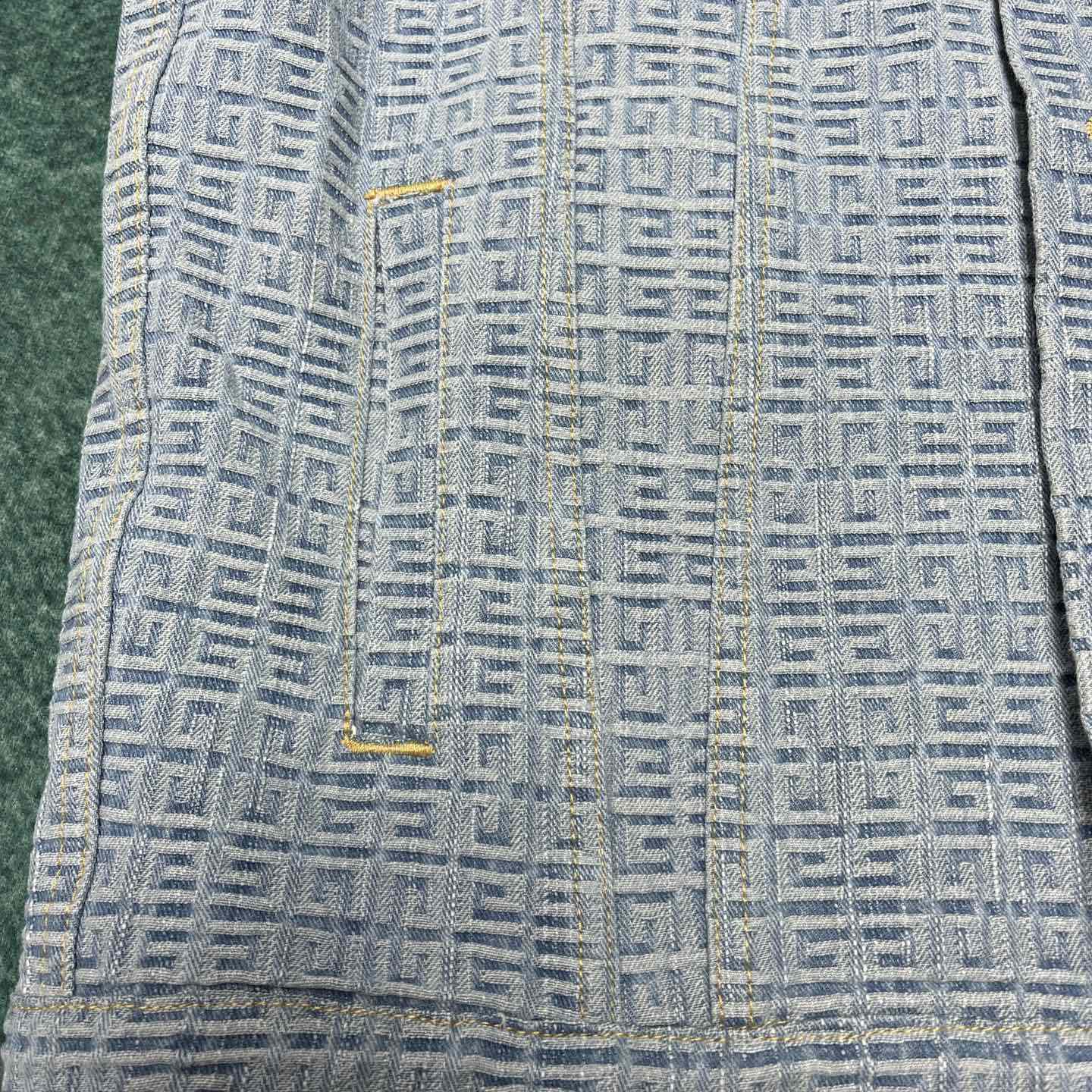 Givenchy 4G Denim Oversized Sleeveless Jacket - DopestKickz