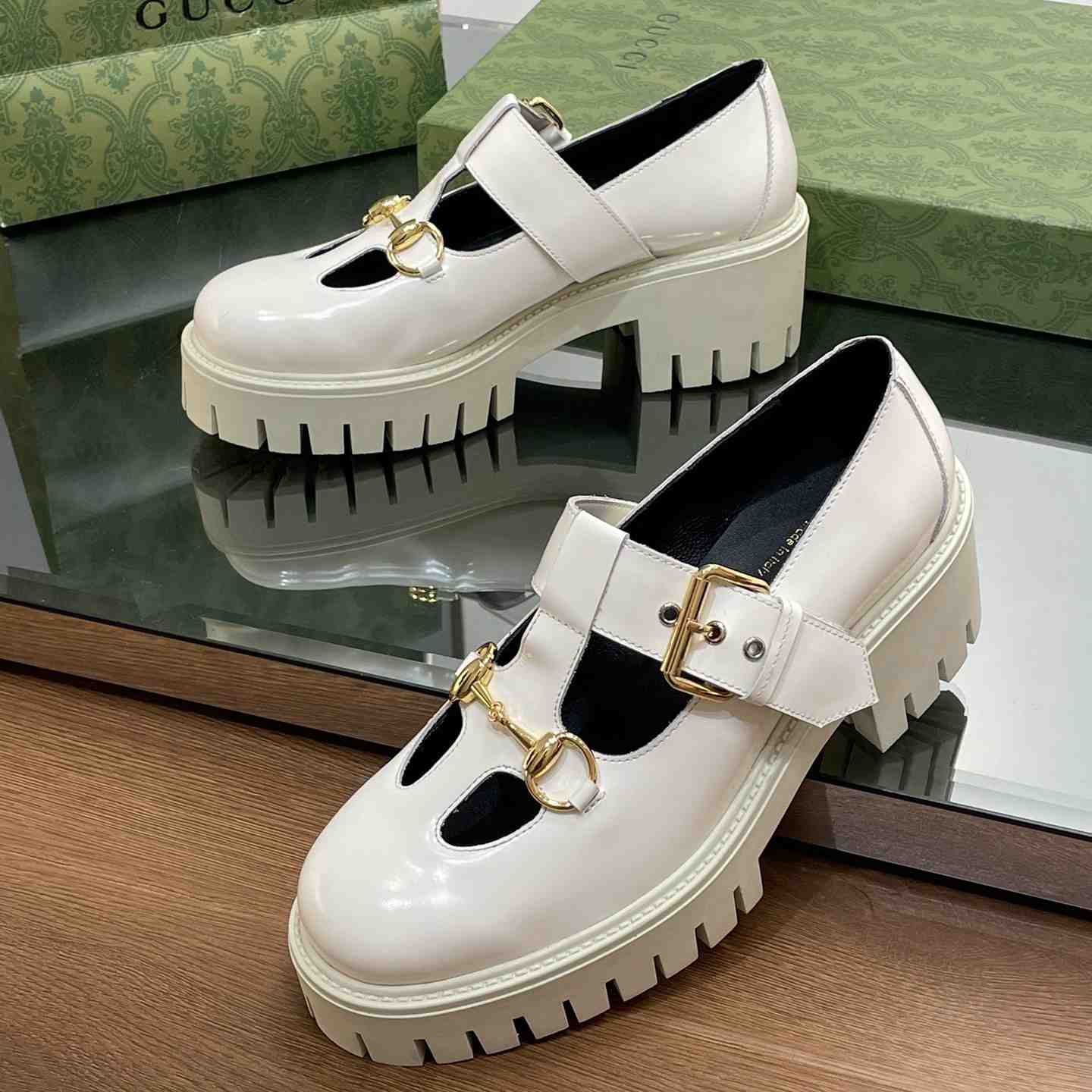 Gucci Women's Loafer With Horsebit - DopestKickz