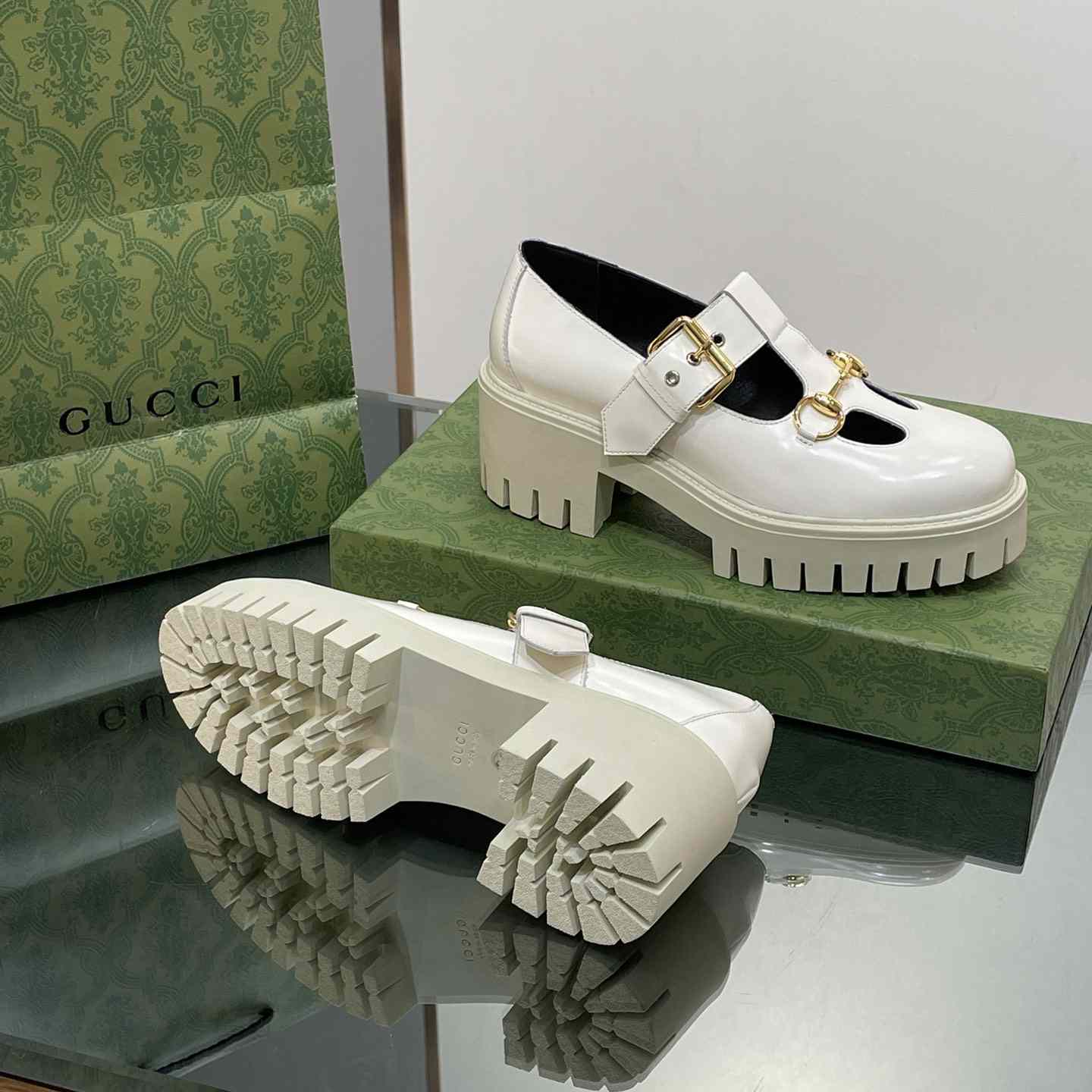 Gucci Women's Loafer With Horsebit - DopestKickz