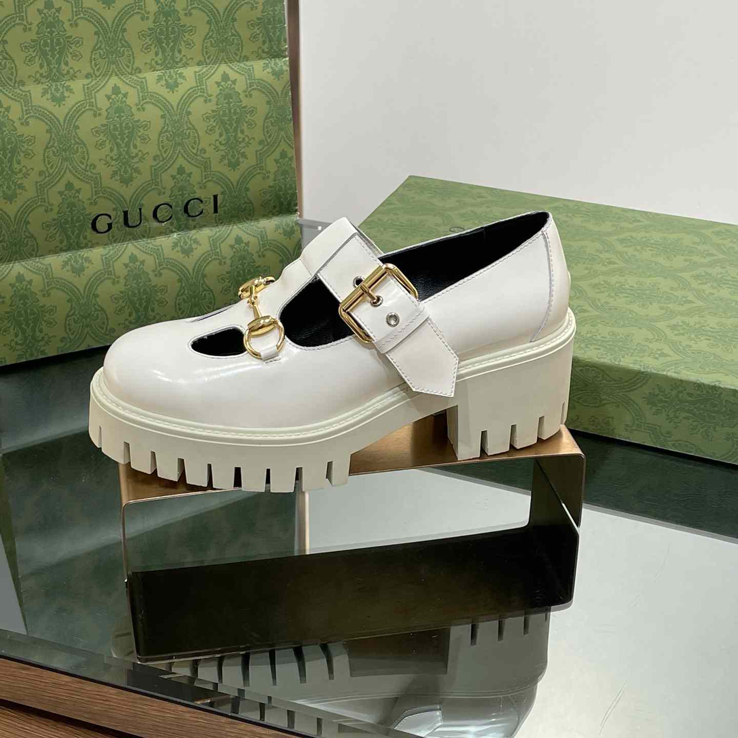 Gucci Women's Loafer With Horsebit - DopestKickz