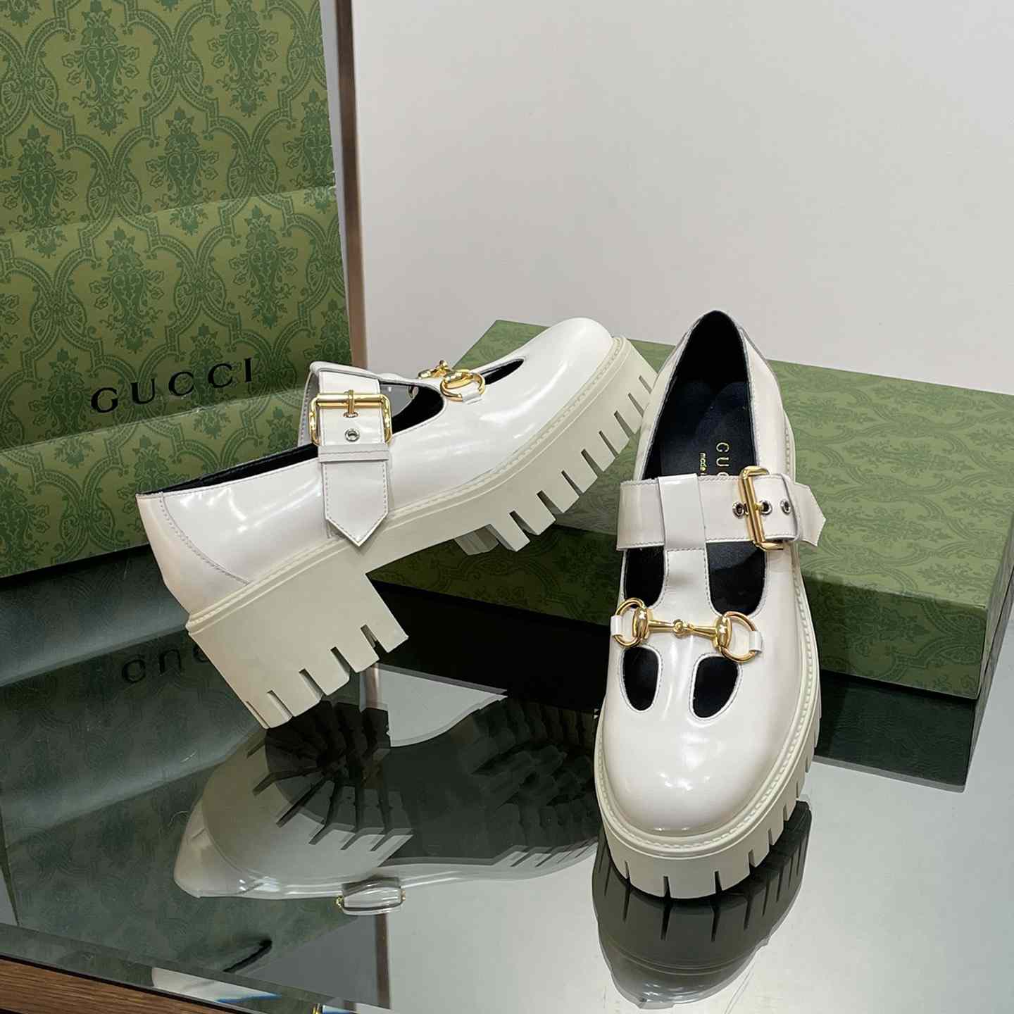 Gucci Women's Loafer With Horsebit - DopestKickz
