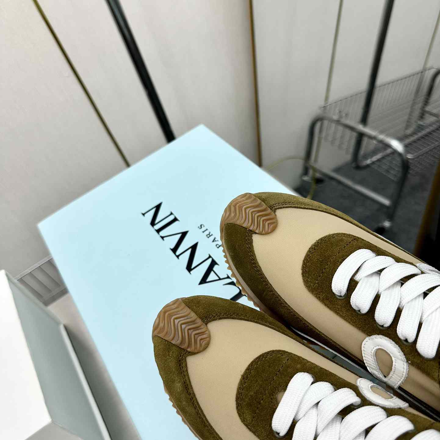 Loewe Flow Runner In Nylon And Suede - DopestKickz