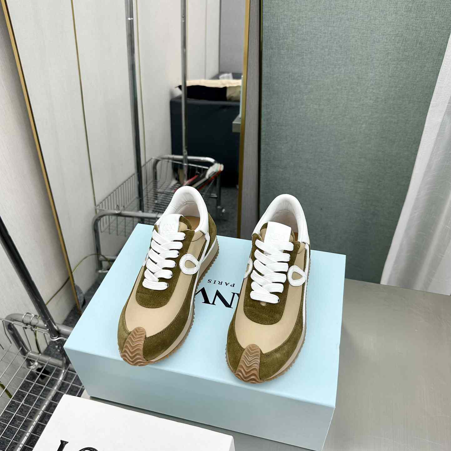 Loewe Flow Runner In Nylon And Suede - DopestKickz