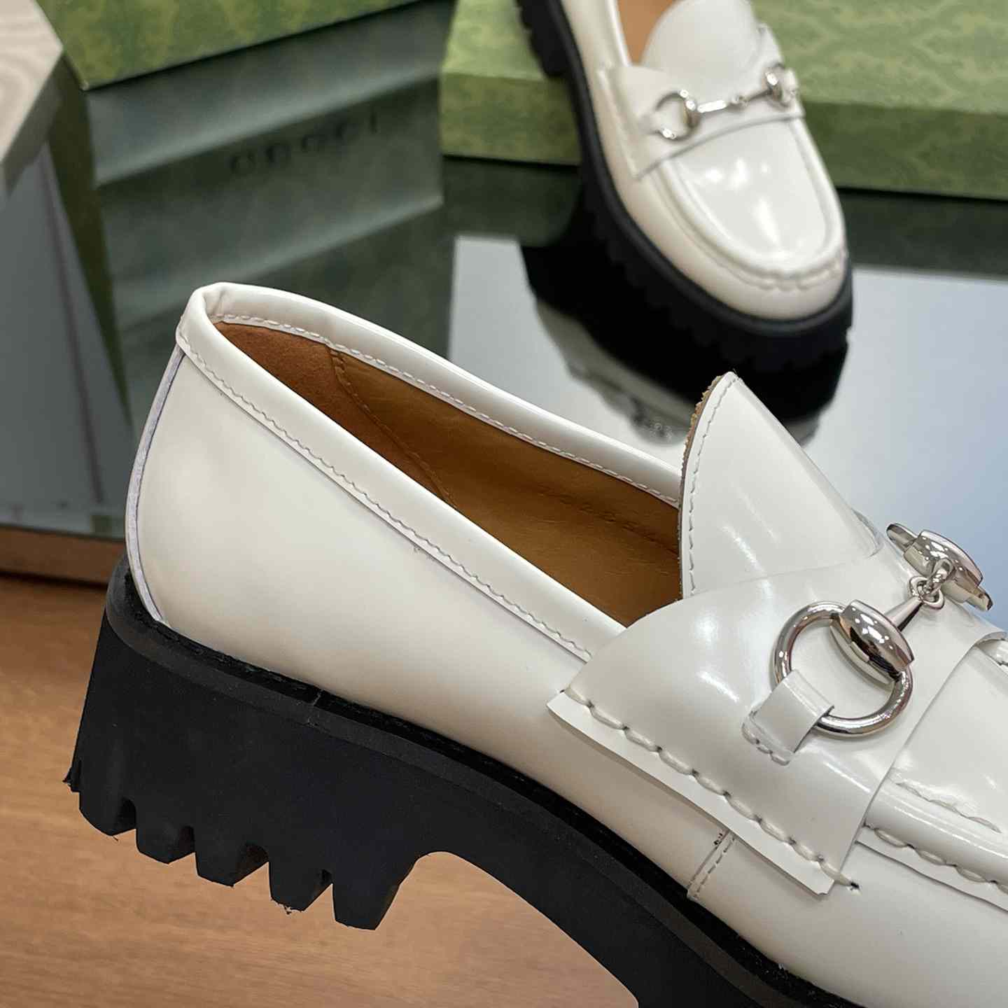 Gucci Women's Loafer With Horsebit - DopestKickz