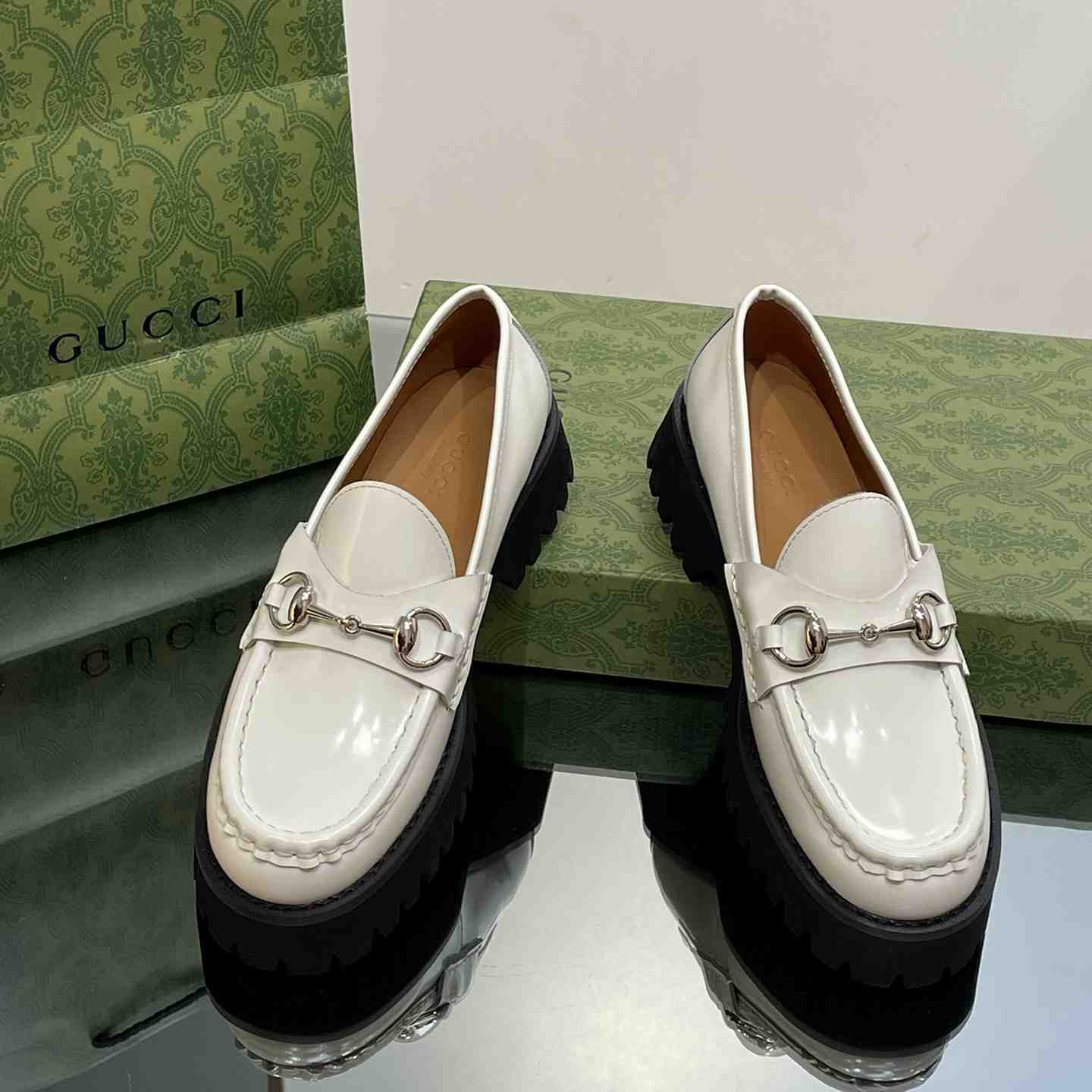 Gucci Women's Loafer With Horsebit - DopestKickz