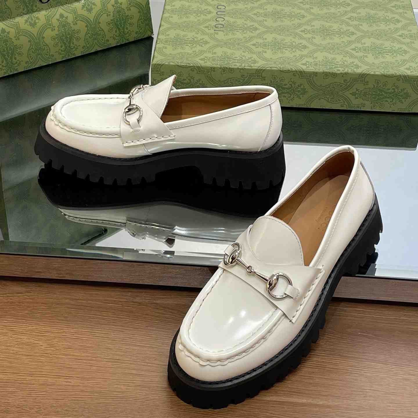 Gucci Women's Loafer With Horsebit - DopestKickz