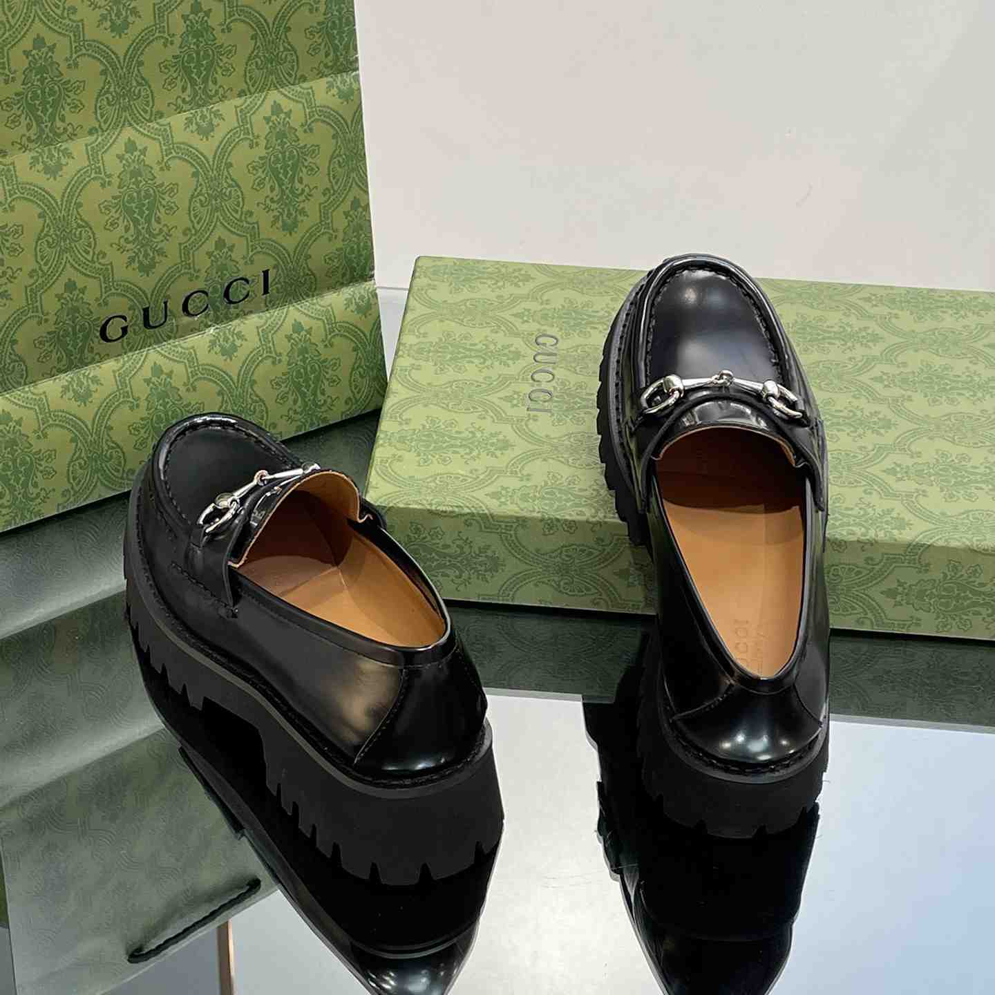 Gucci Women's Loafer With Horsebit - DopestKickz