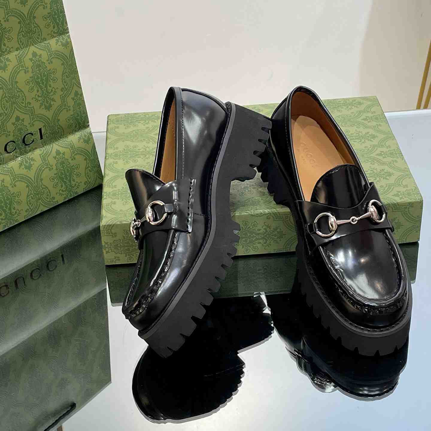 Gucci Women's Loafer With Horsebit - DopestKickz