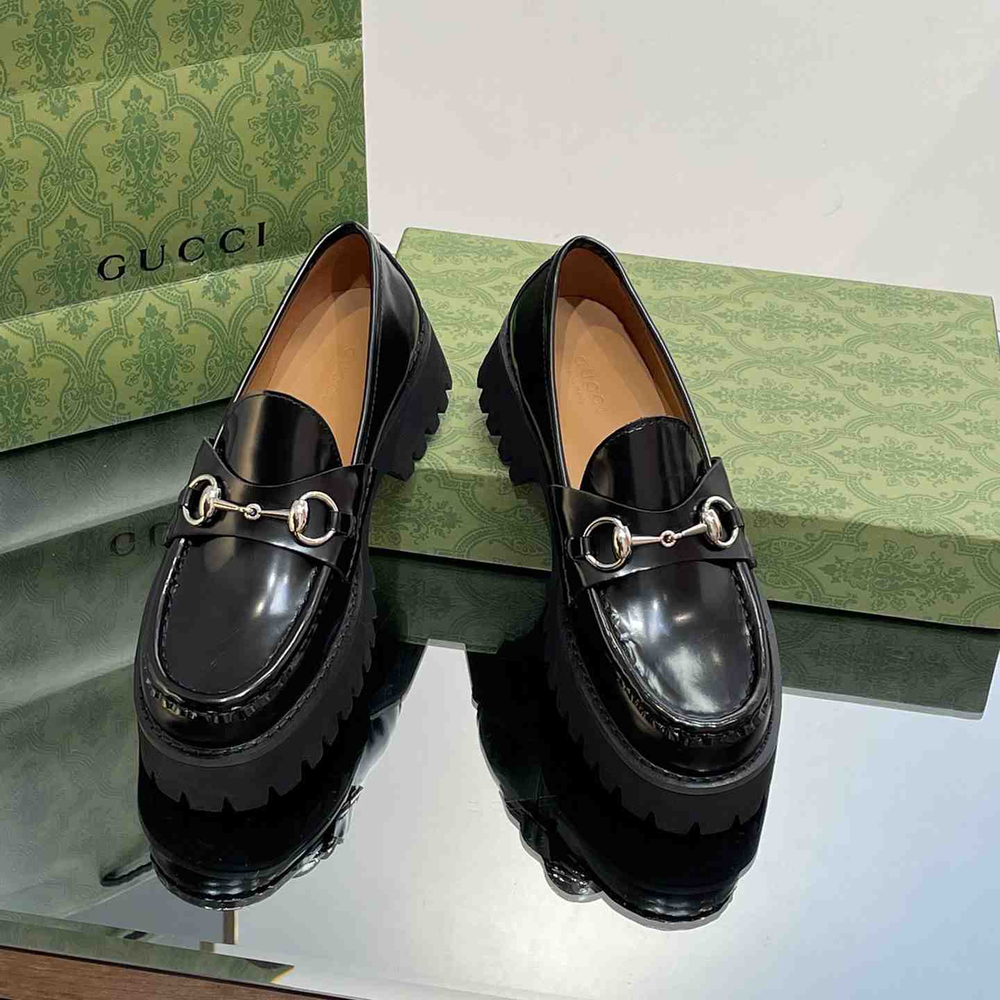 Gucci Women's Loafer With Horsebit - DopestKickz