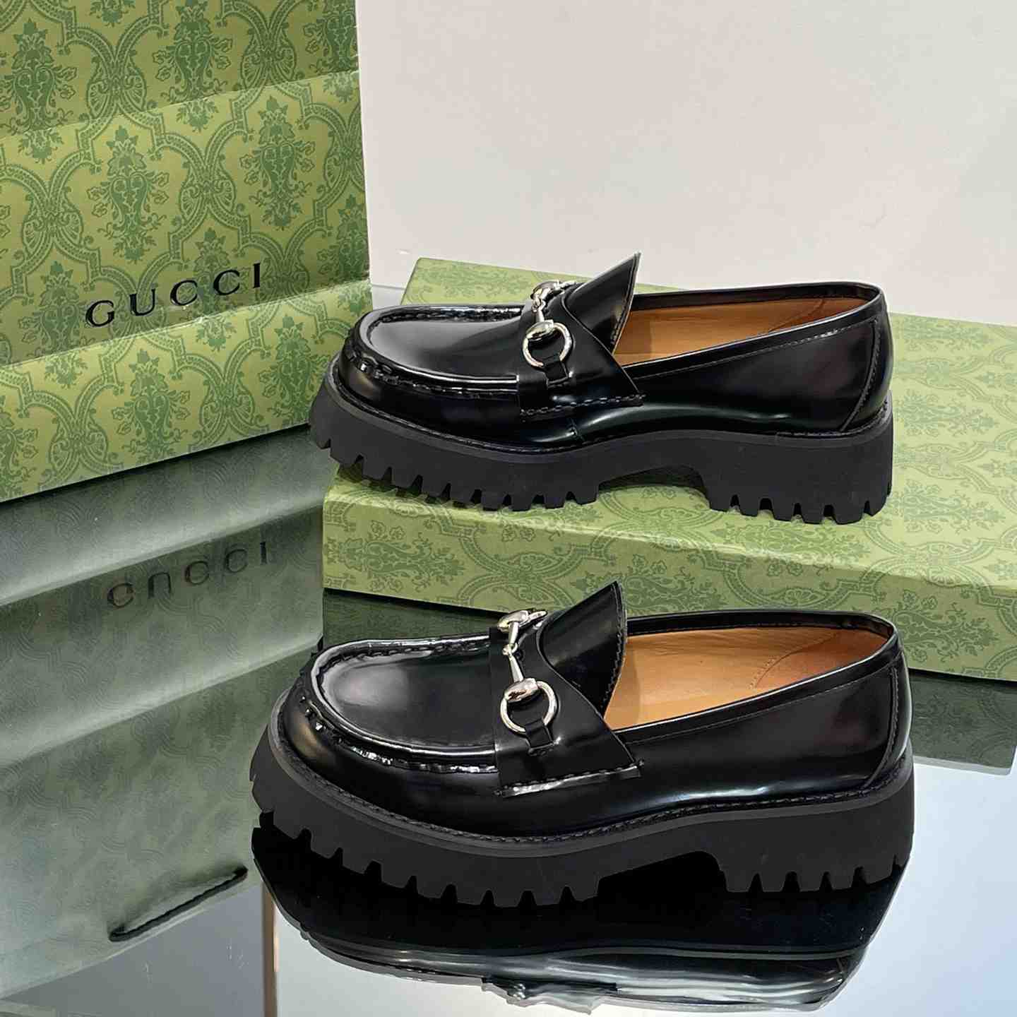 Gucci Women's Loafer With Horsebit - DopestKickz