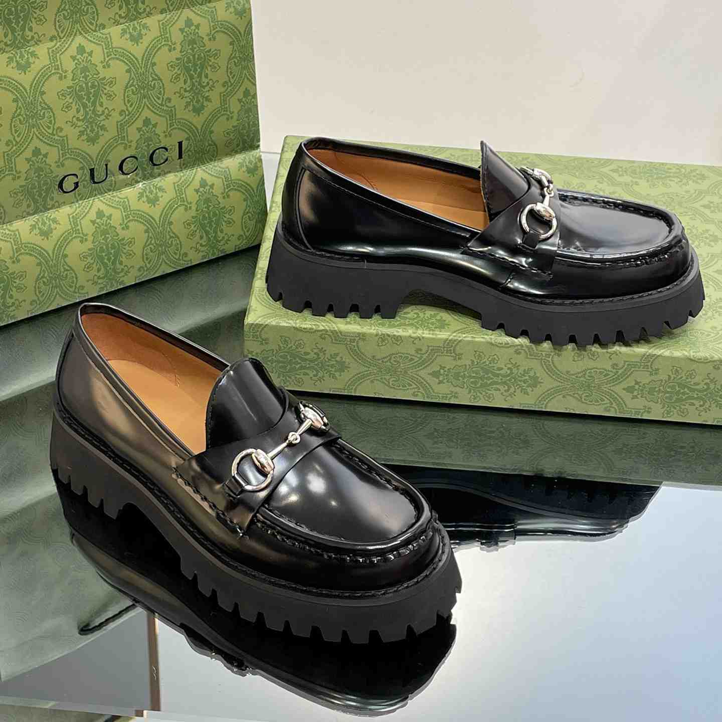 Gucci Women's Loafer With Horsebit - DopestKickz
