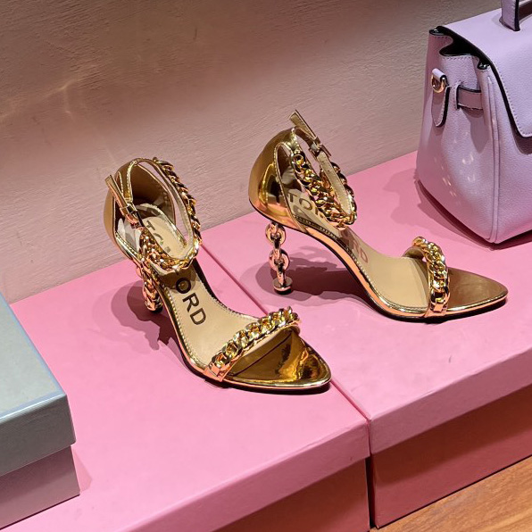 Tom Ford 105mm Leather Sandals - DopestKickz