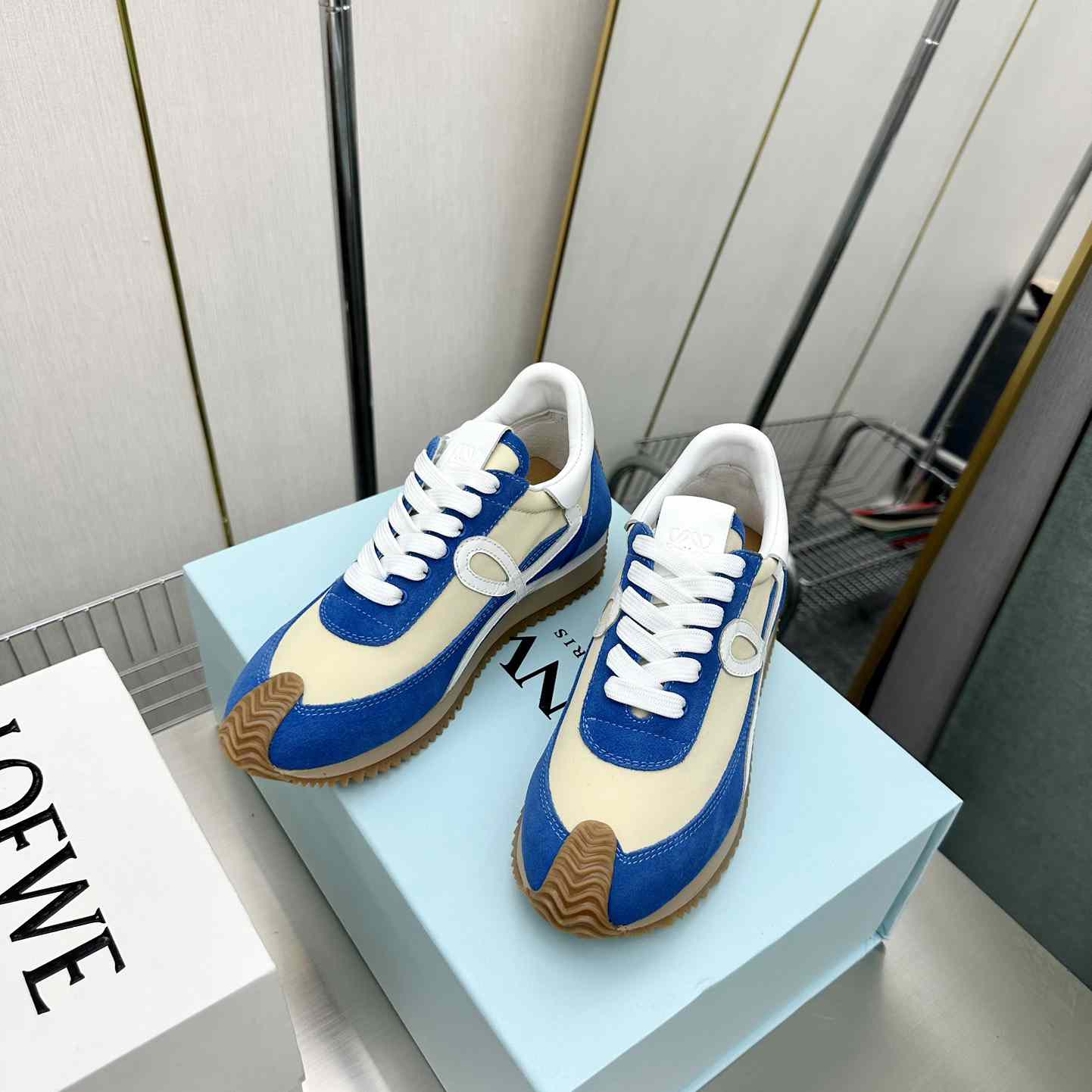 Loewe Flow Runner In Nylon And Suede - DopestKickz