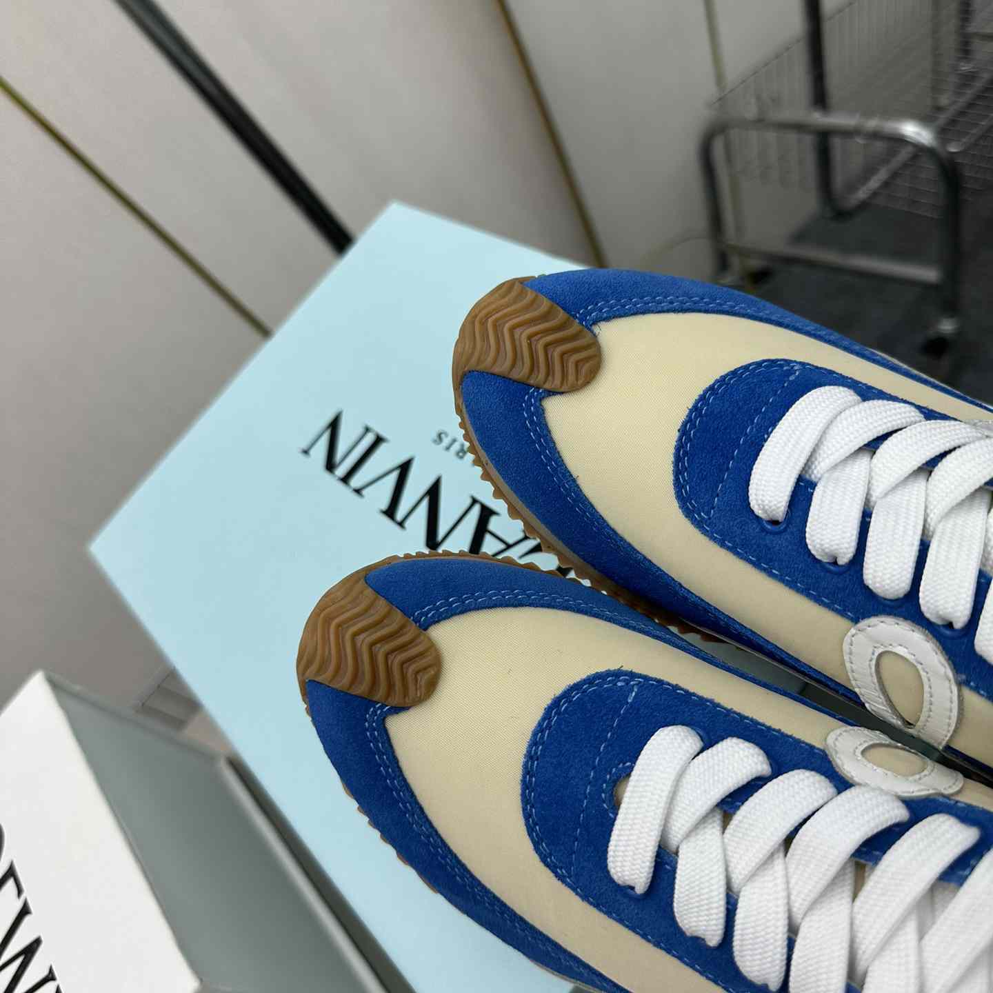 Loewe Flow Runner In Nylon And Suede - DopestKickz