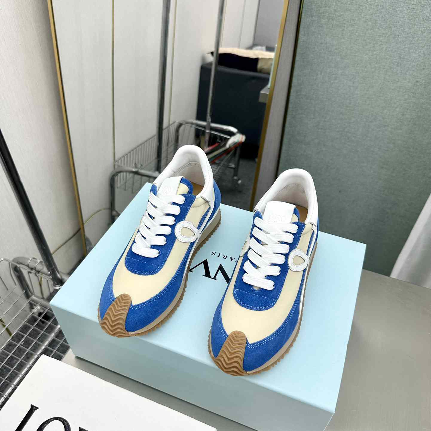 Loewe Flow Runner In Nylon And Suede - DopestKickz