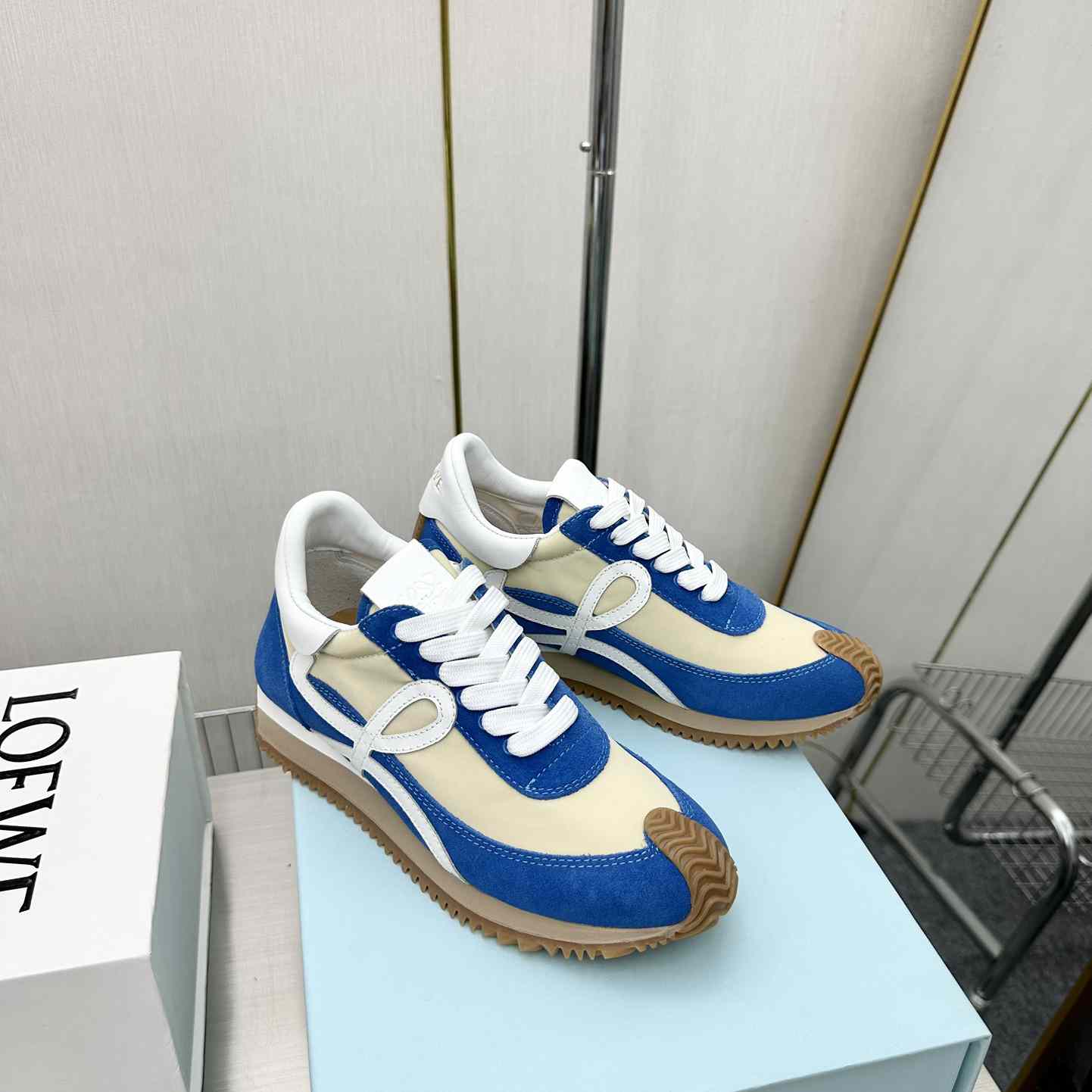 Loewe Flow Runner In Nylon And Suede - DopestKickz