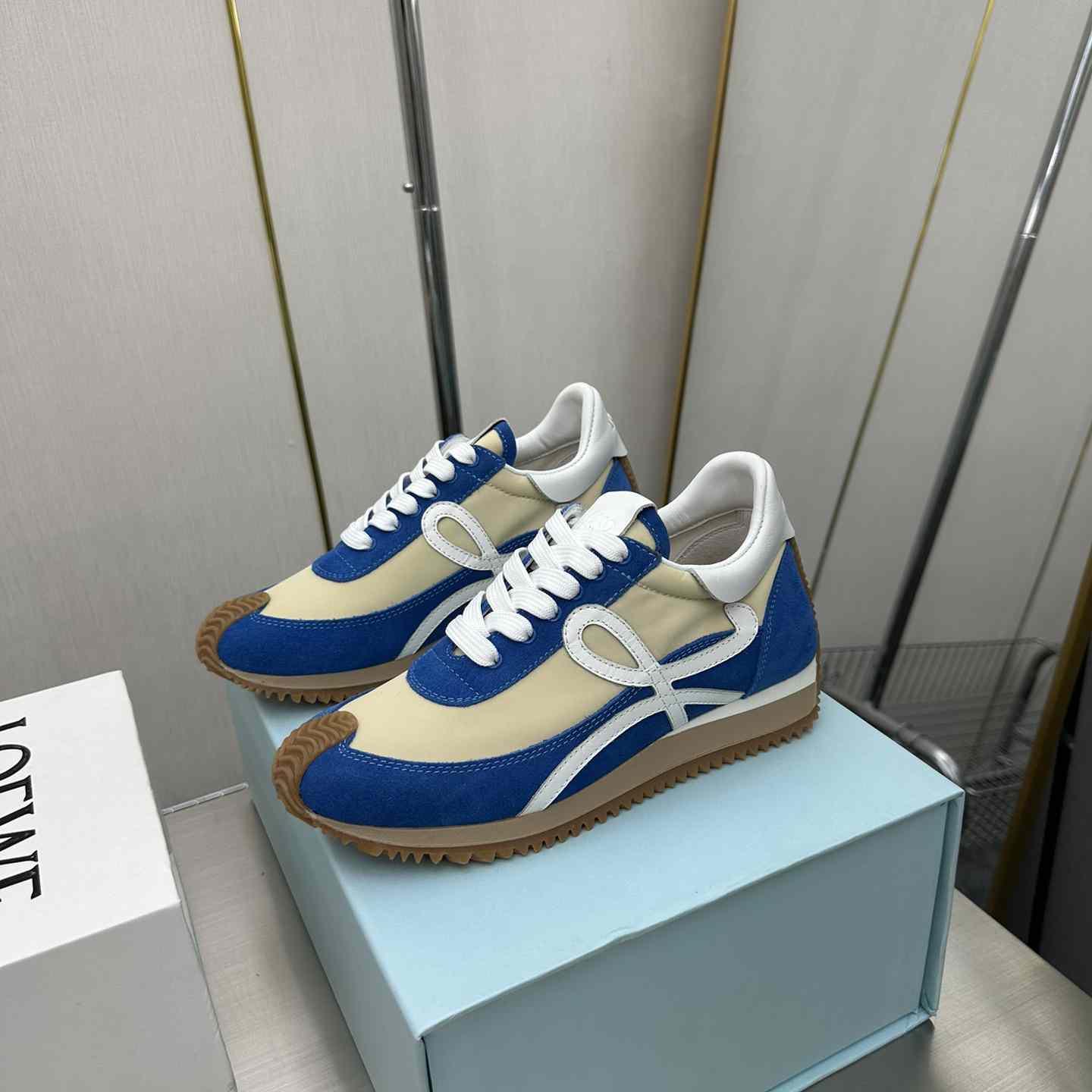 Loewe Flow Runner In Nylon And Suede - DopestKickz