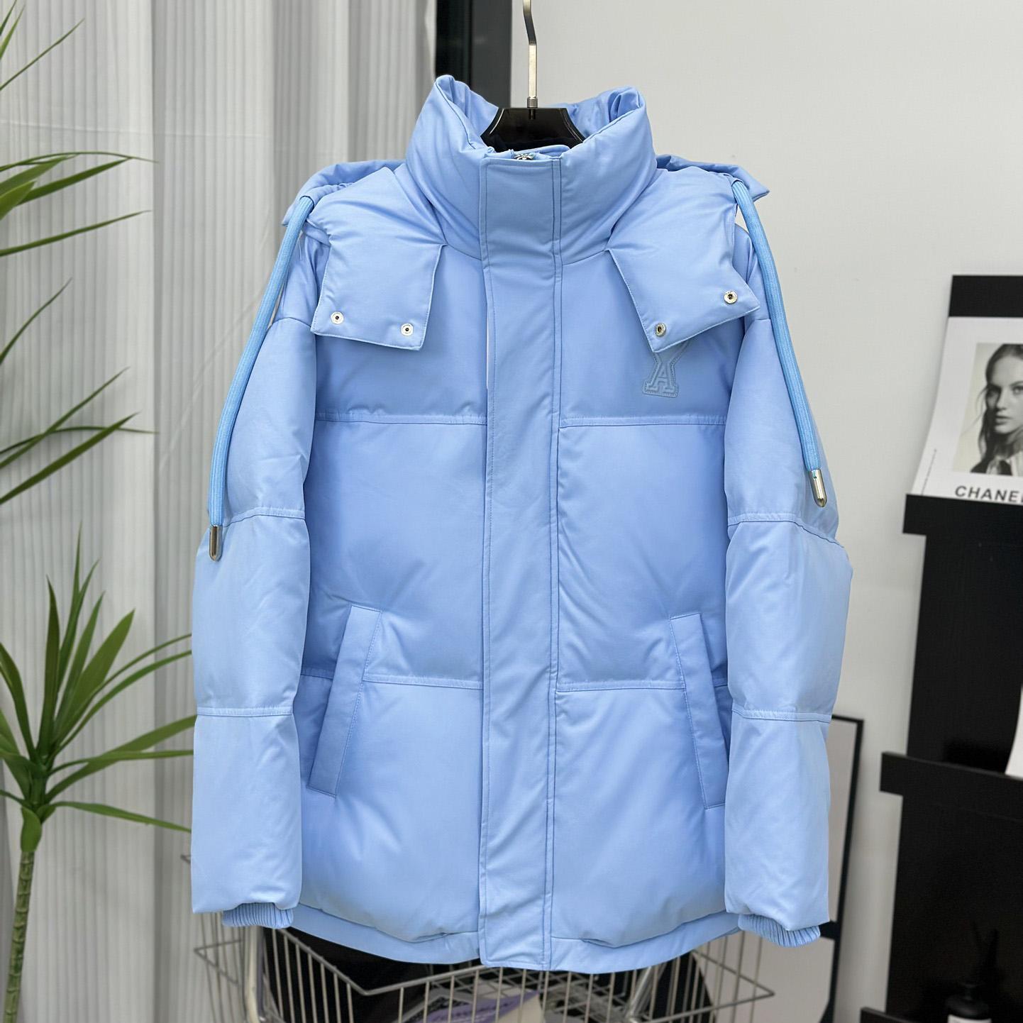 Ami Paris Ami De Coeur Puffer Jacket - DopestKickz