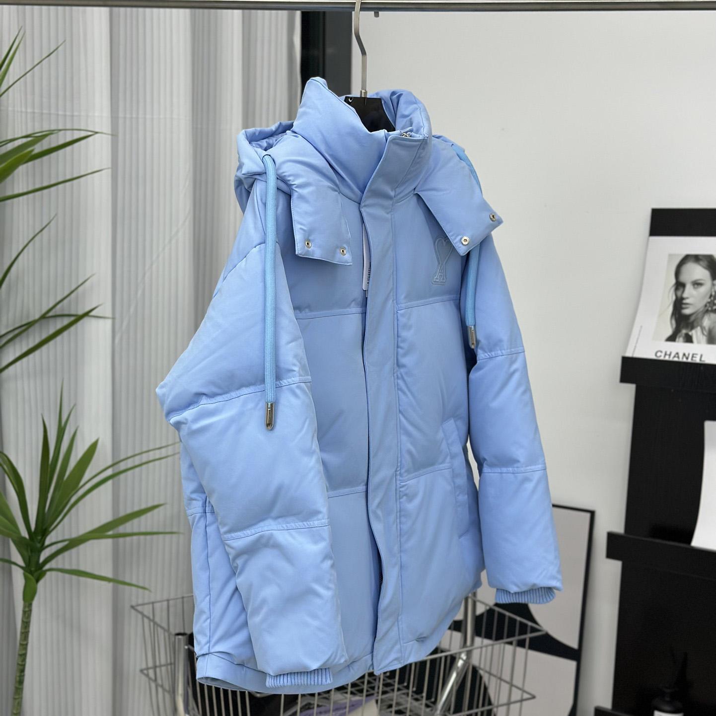 Ami Paris Ami De Coeur Puffer Jacket - DopestKickz