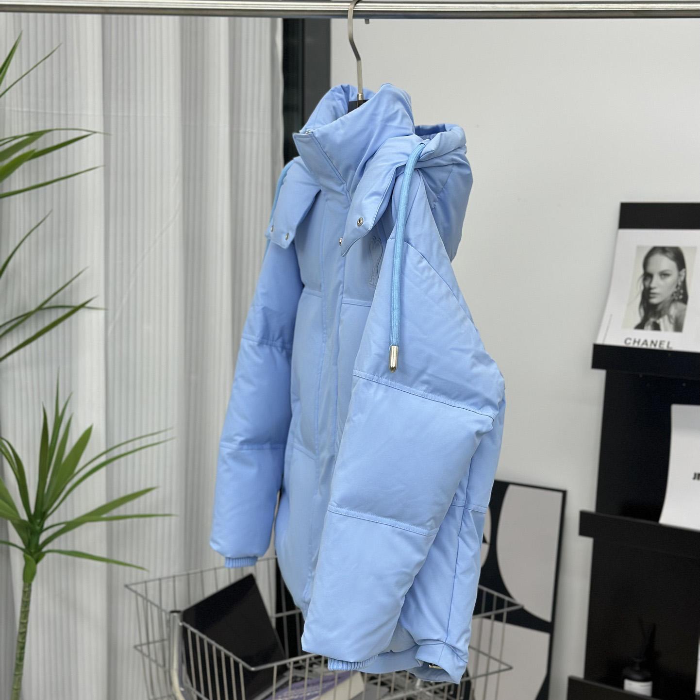 Ami Paris Ami De Coeur Puffer Jacket - DopestKickz