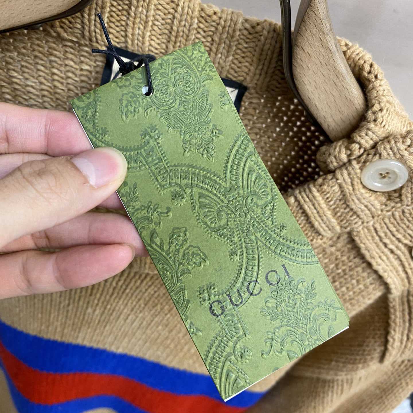 Gucci Wool Mohair Sweater With Web Intarsia - DopestKickz