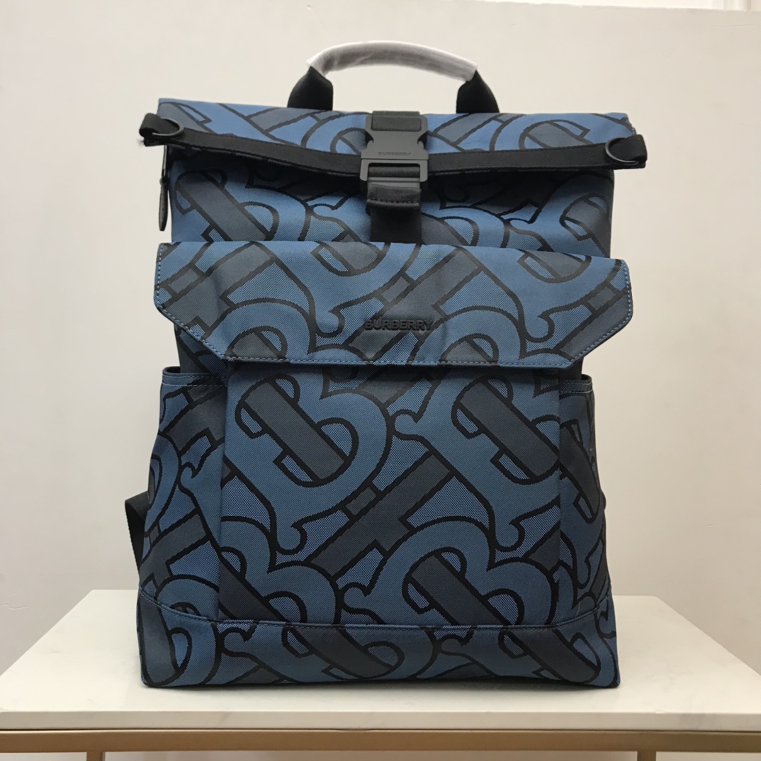 Burberry Orville Monogram-jacquard Backpack (36 x 19x 58cm) - DopestKickz