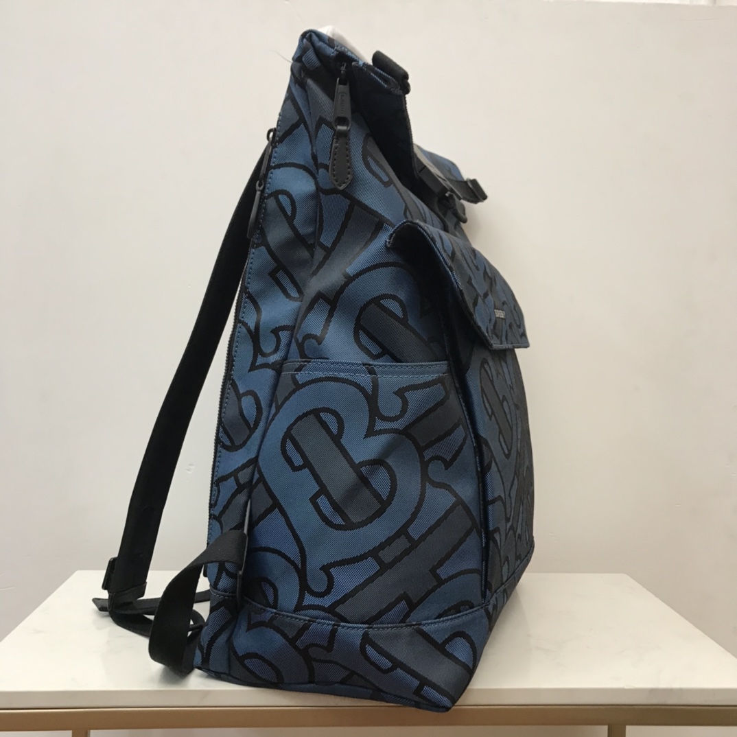 Burberry Orville Monogram-jacquard Backpack (36 x 19x 58cm) - DopestKickz