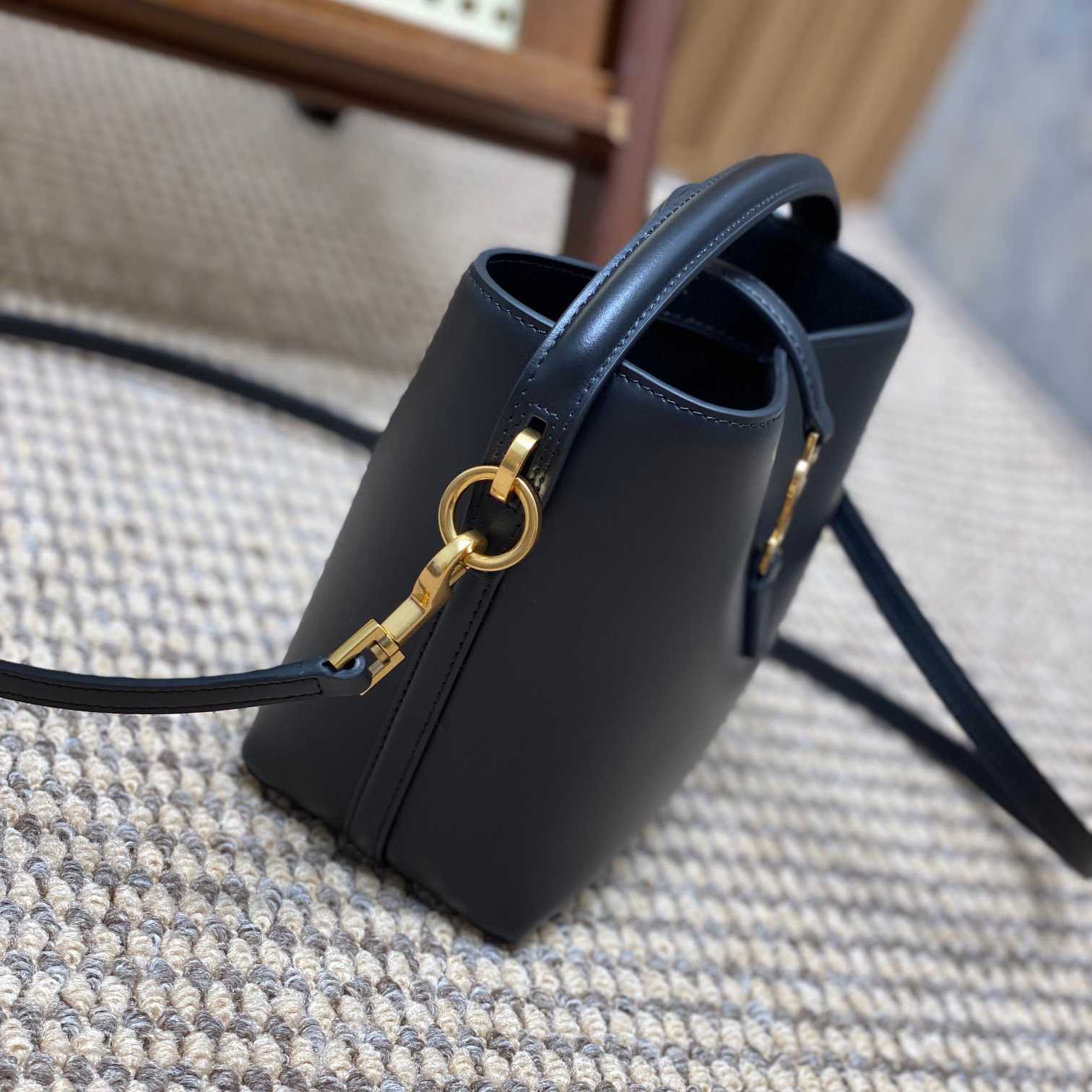 Saint Laurent Le 37 Mini In Shiny Leather - DopestKickz